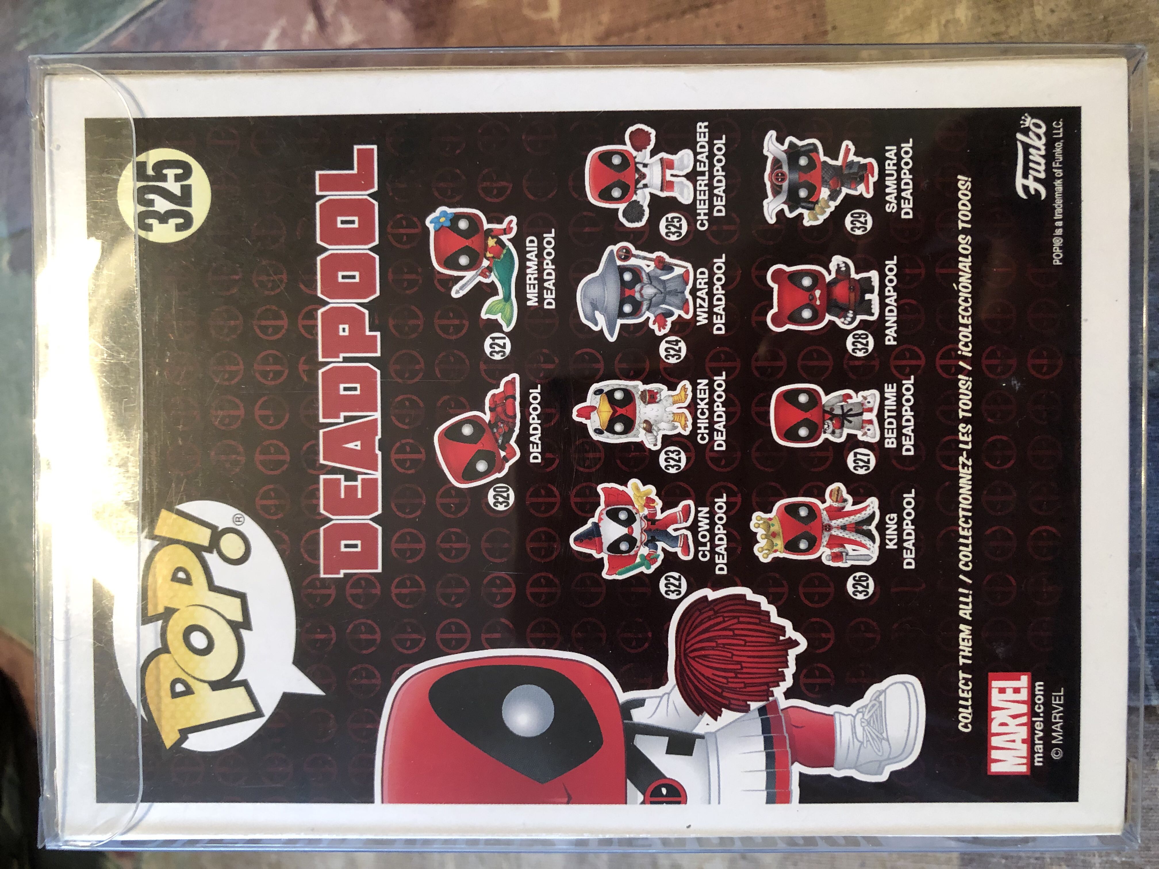 Deadpool (Cheerleader) $15-$25 - Deadpool vinyl figure collectible [Barcode 889698318488] - Main Image 2