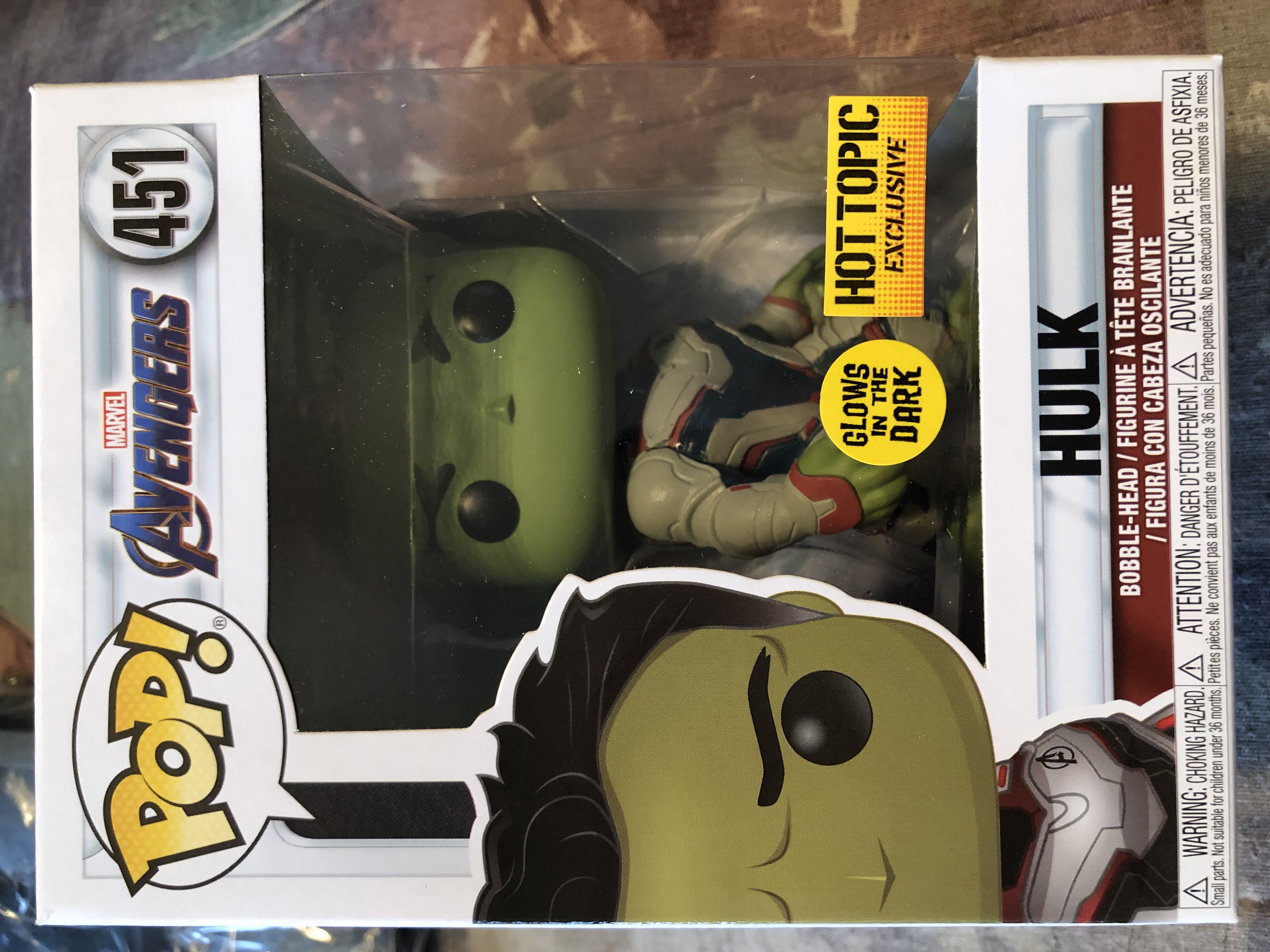 Hulk - Avengers: Endgame vinyl figure collectible [Barcode 889698390842] - Main Image 2