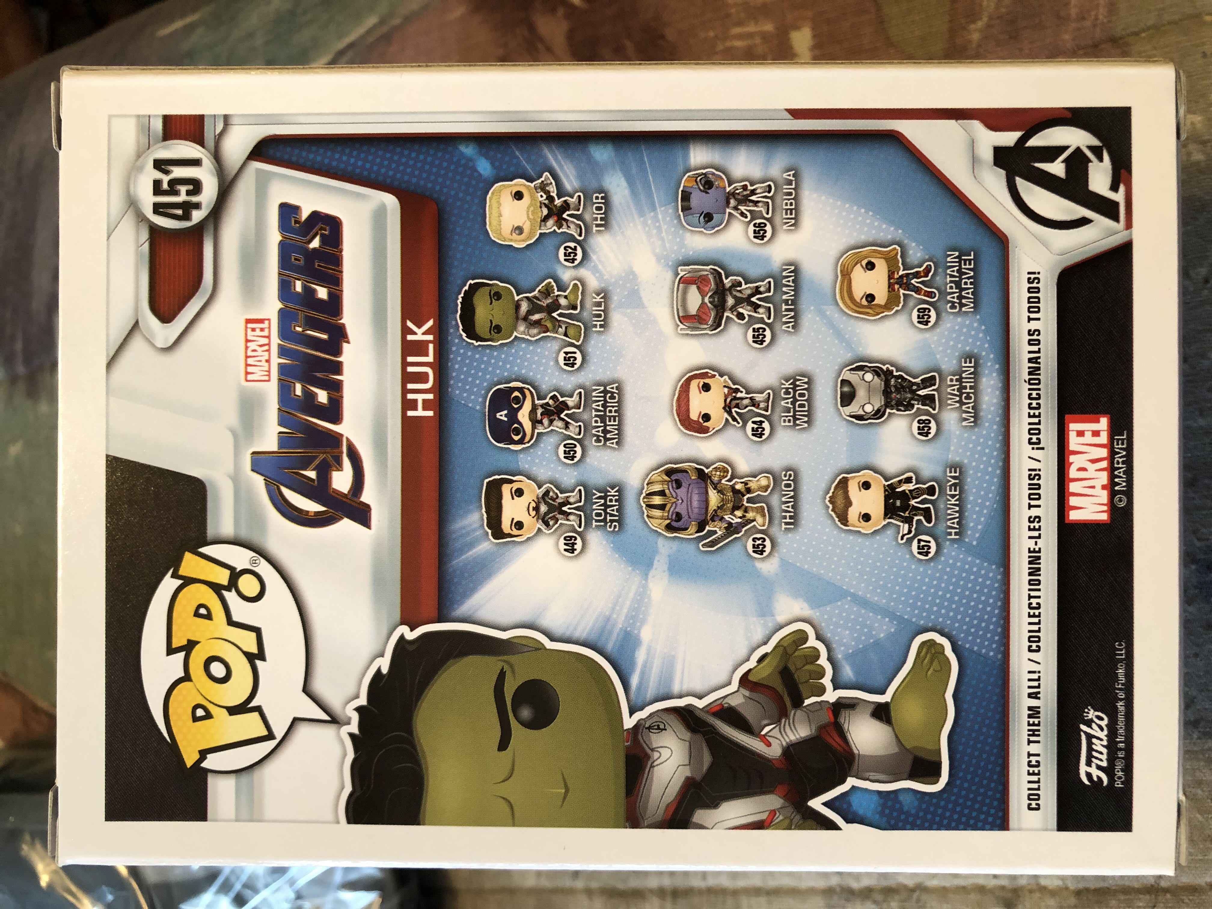 Hulk - Avengers: Endgame vinyl figure collectible [Barcode 889698390842] - Main Image 3