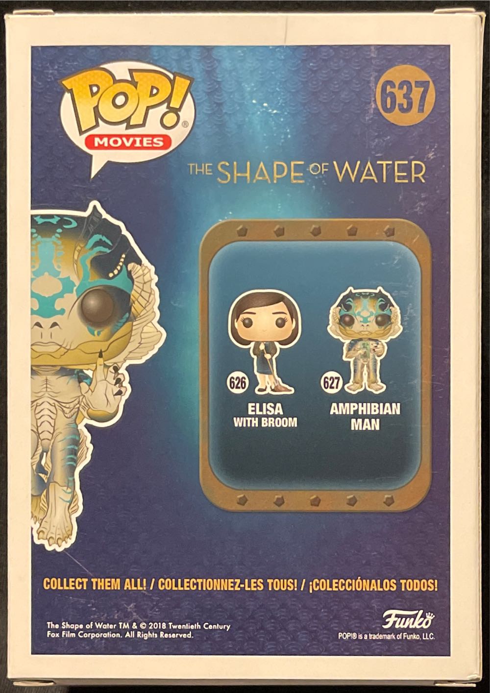 Amphibian Man [Glow] - Monsters vinyl figure collectible [Barcode 889698324854] - Main Image 2