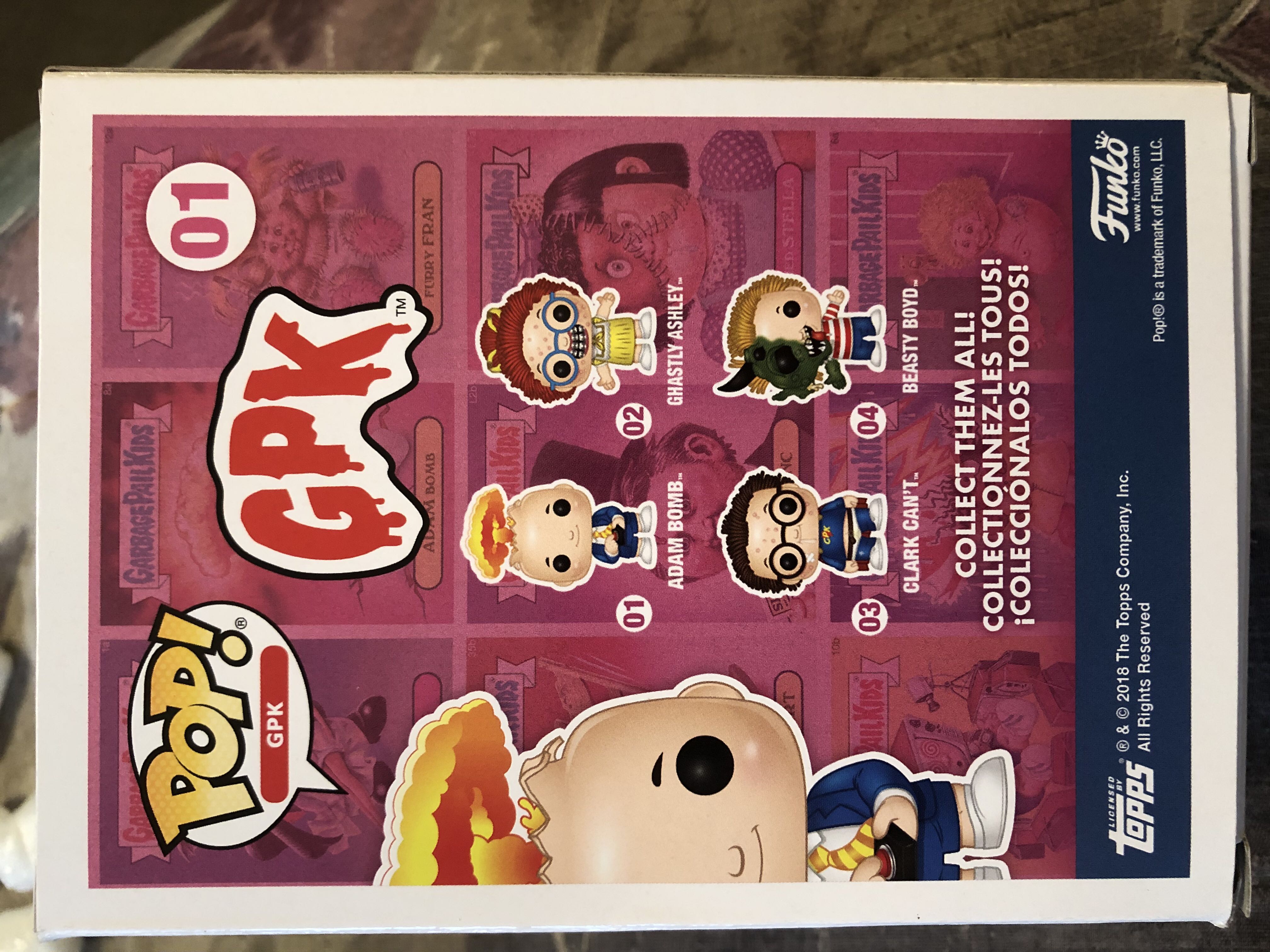 Adam Bomb - Garbage Pail Kids vinyl figure collectible [Barcode 889698342247] - Main Image 2