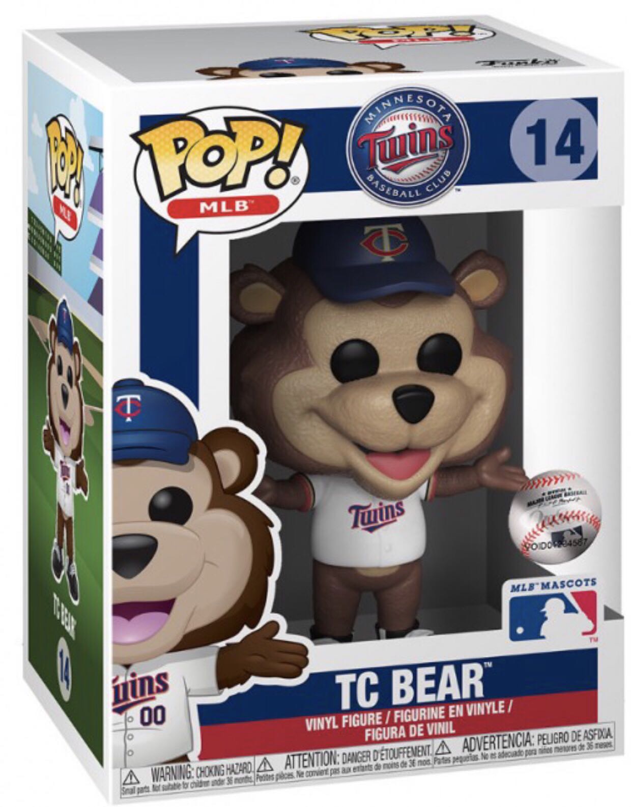 TC Bear - MLB vinyl figure collectible [Barcode 889698387132] - Main Image 3