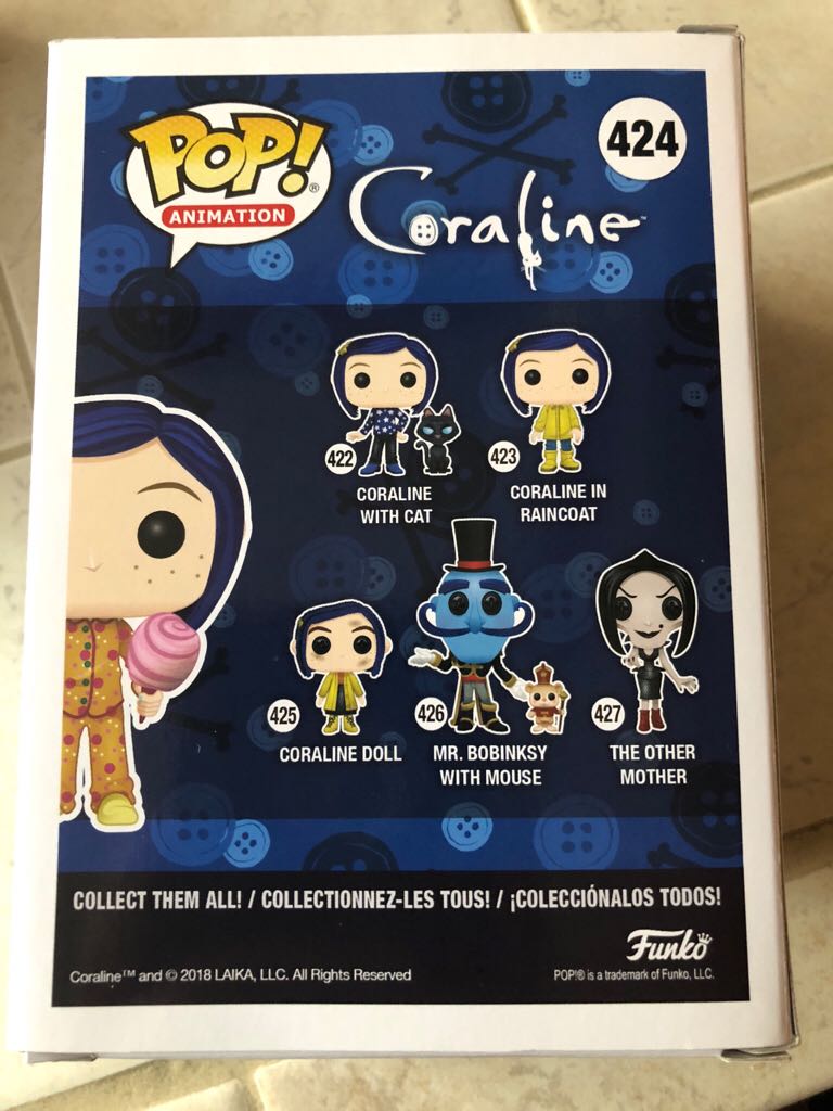 Coraline in Pajamas  vinyl figure collectible [Barcode 889698328203] - Main Image 2