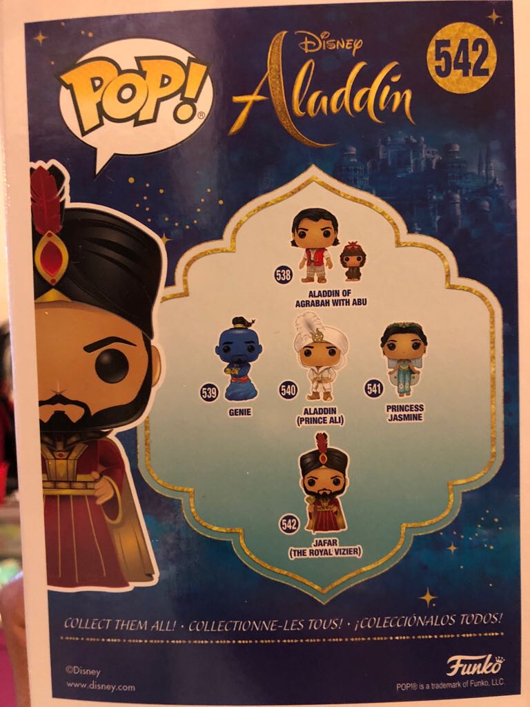 Jafar (The Royal Vizier) - Aladdin vinyl figure collectible [Barcode 889698370257] - Main Image 2