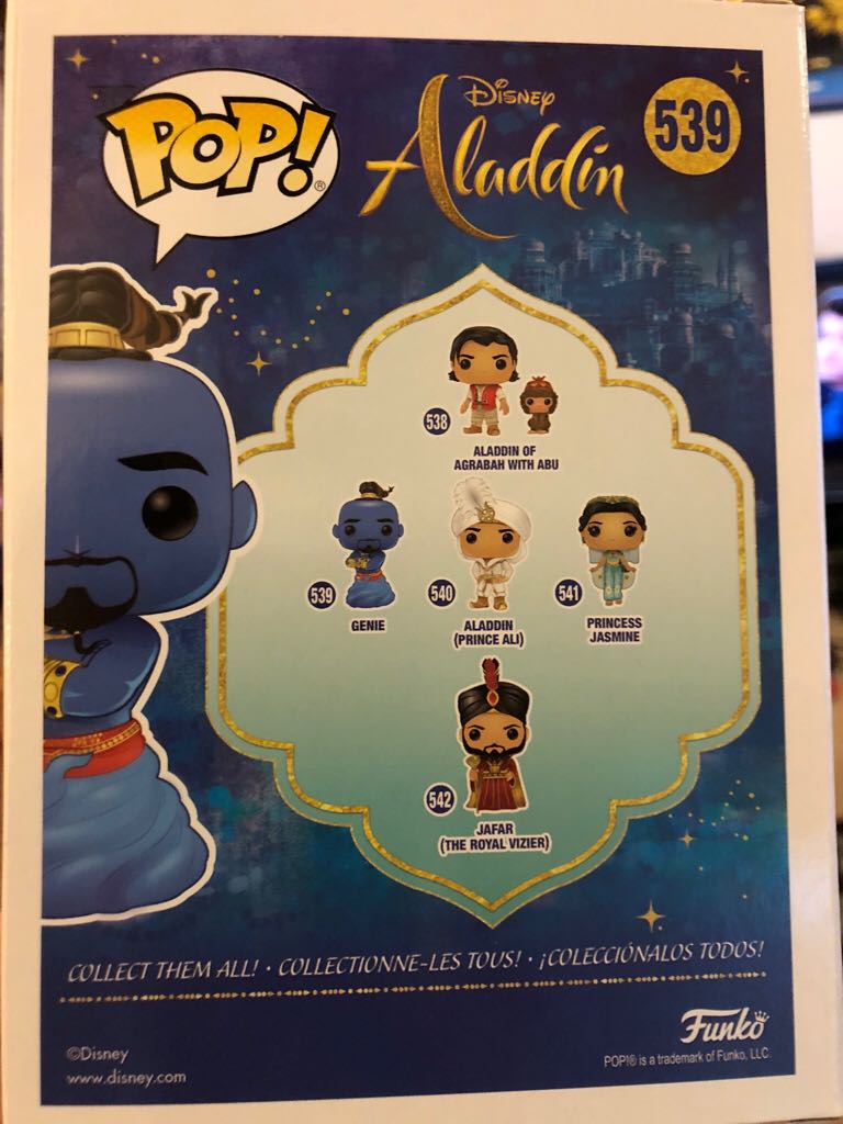 Aladdin Live: Genie - Aladdin vinyl figure collectible [Barcode 889698370264] - Main Image 2
