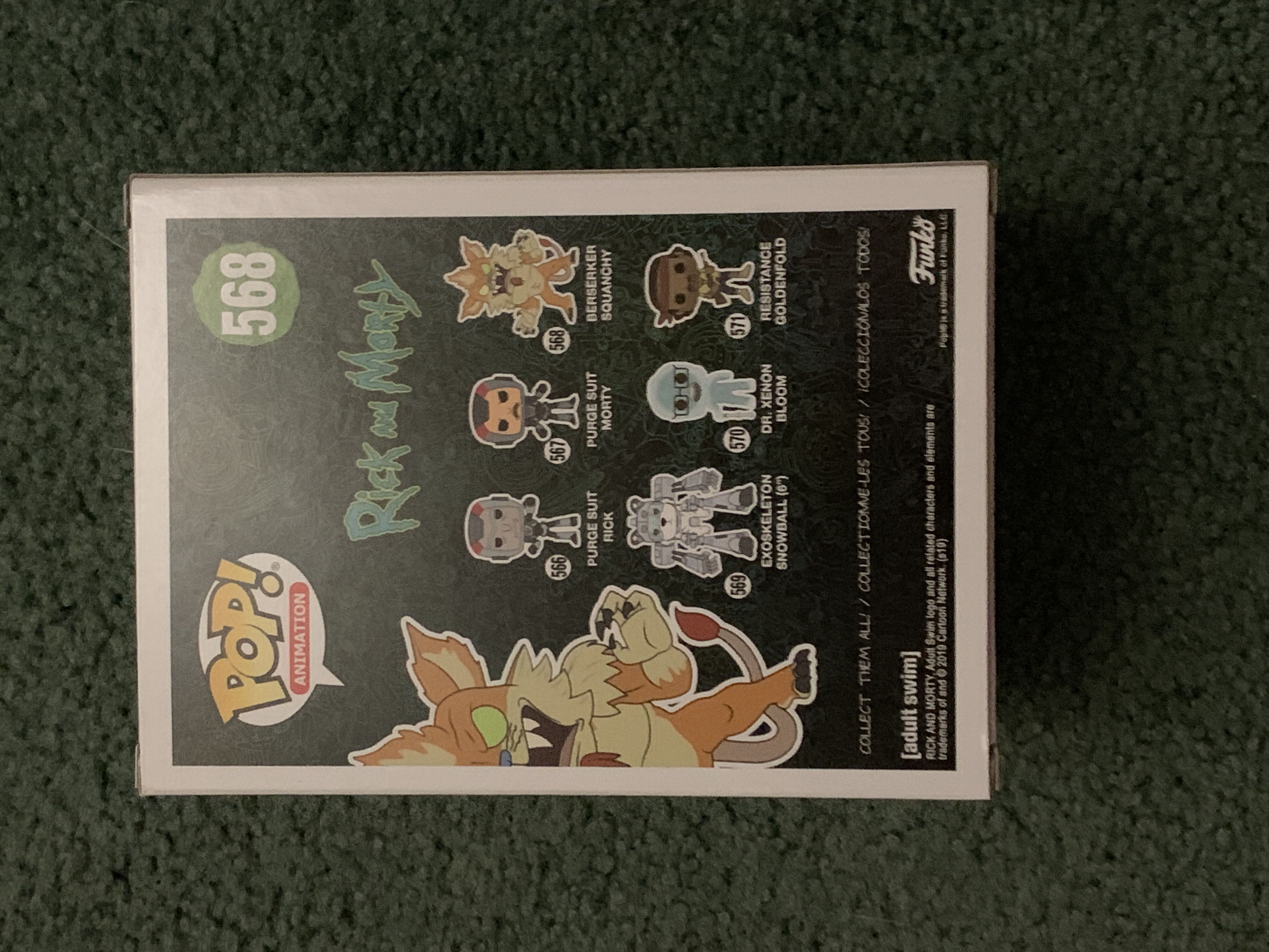 RICK & MORTY Berserker Squanchy 568 - Rick & Morty vinyl figure collectible [Barcode 889698402514] - Main Image 2