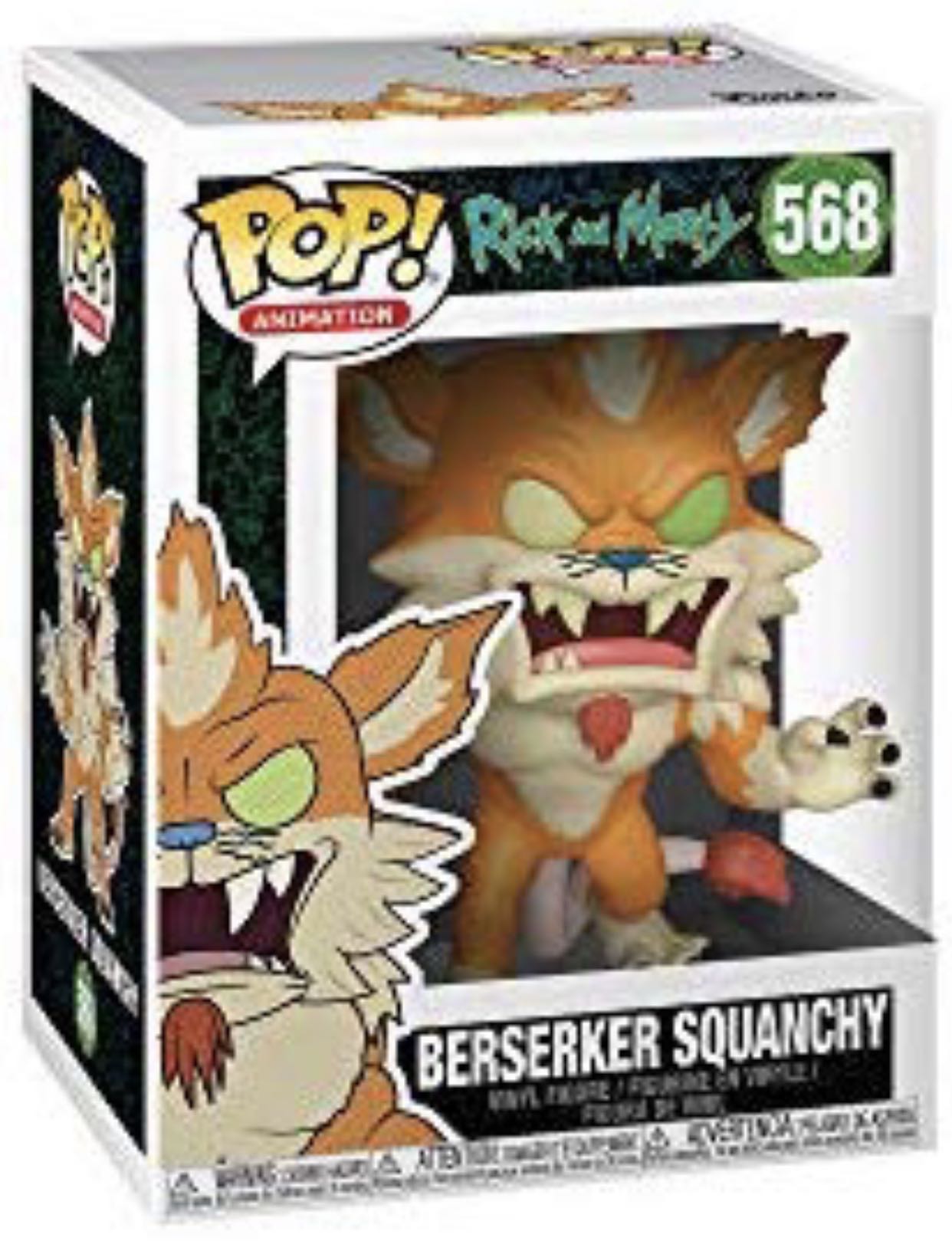 RICK & MORTY Berserker Squanchy 568 - Rick & Morty vinyl figure collectible [Barcode 889698402514] - Main Image 3