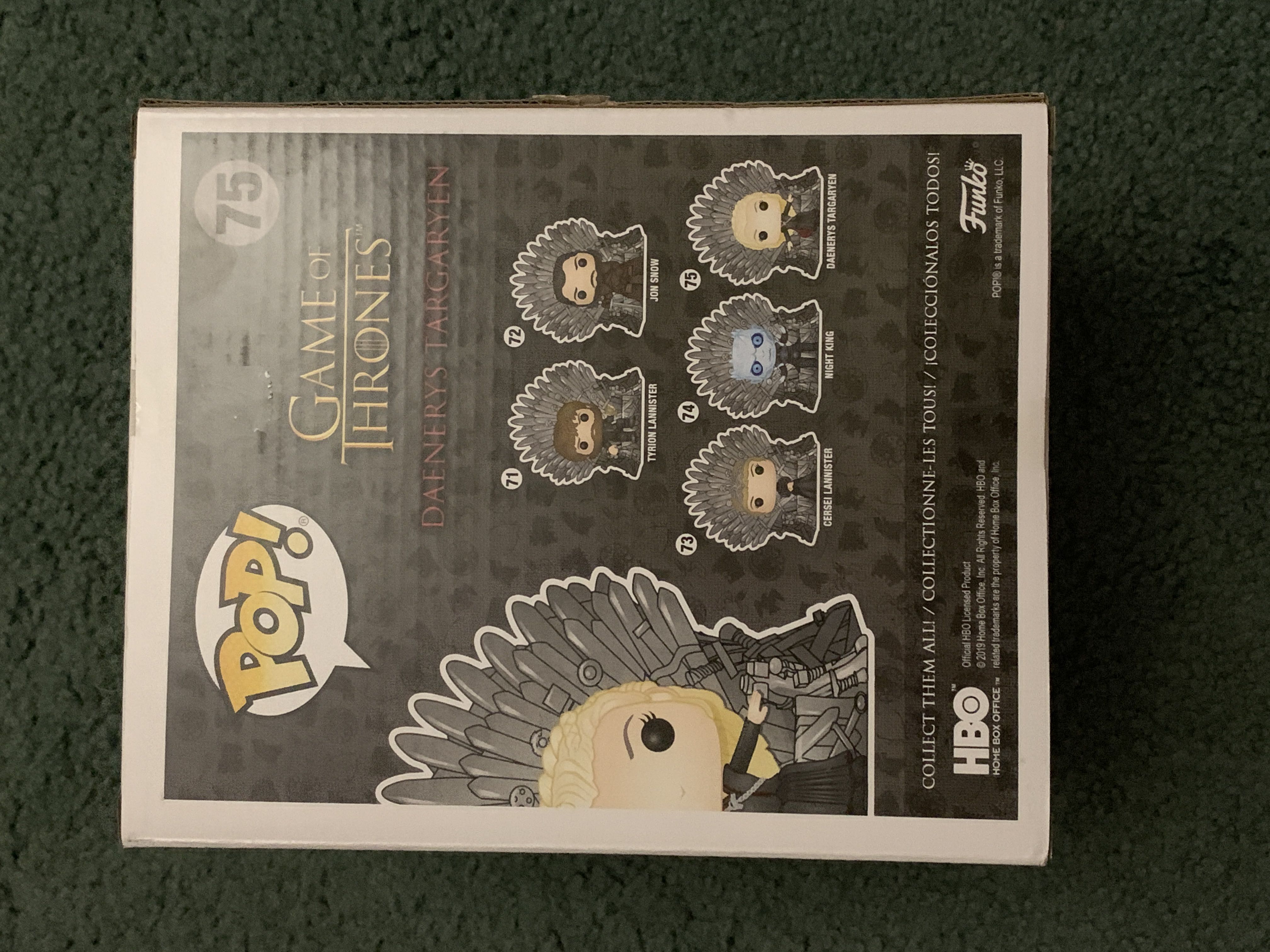 Daenerys Targaryen (Iron Throne) - Game of Thrones vinyl figure collectible [Barcode 11692539] - Main Image 2