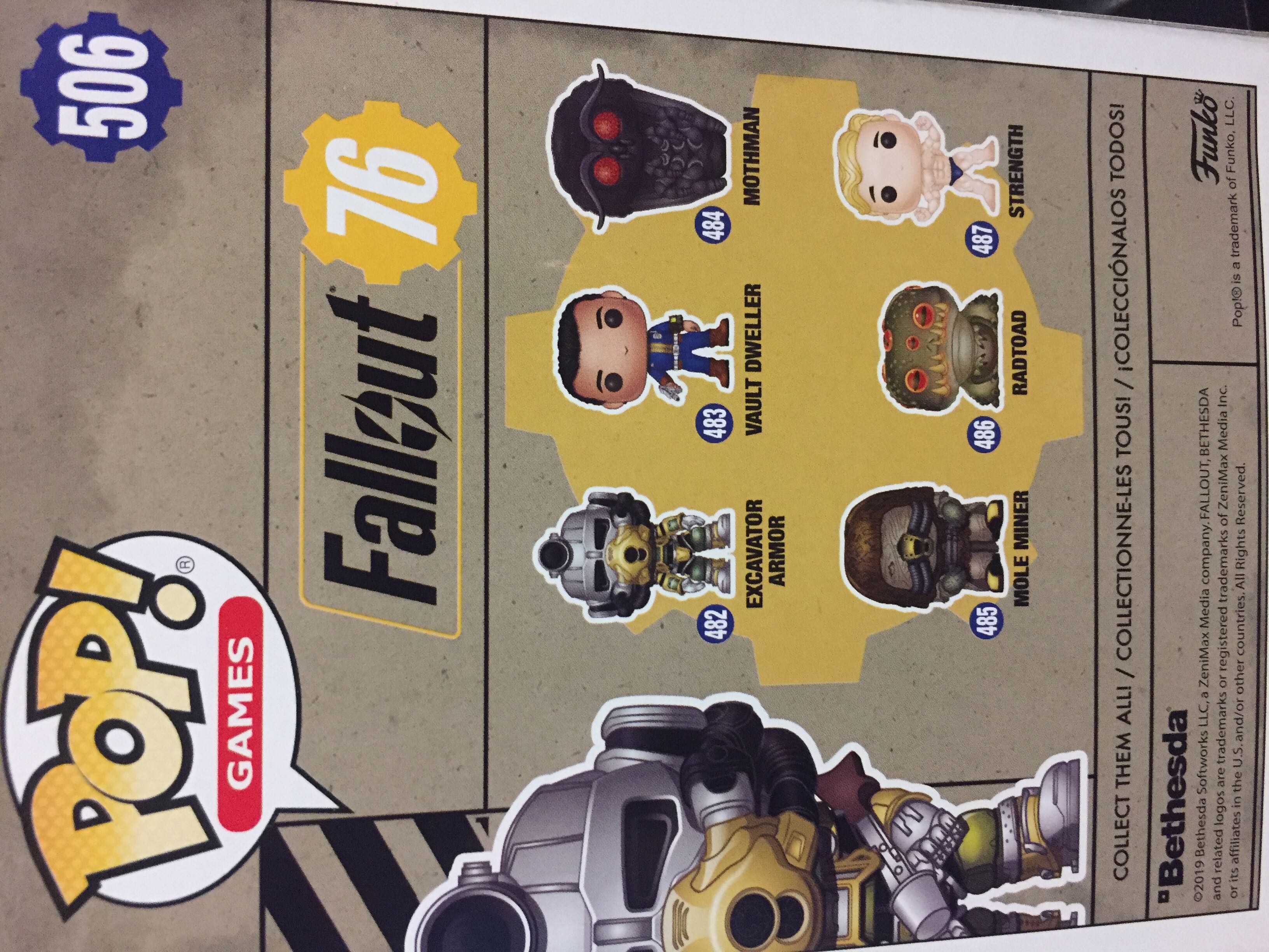 Fallout 76 - Excavator Armor - Fallout vinyl figure collectible [Barcode 889698395823] - Main Image 2