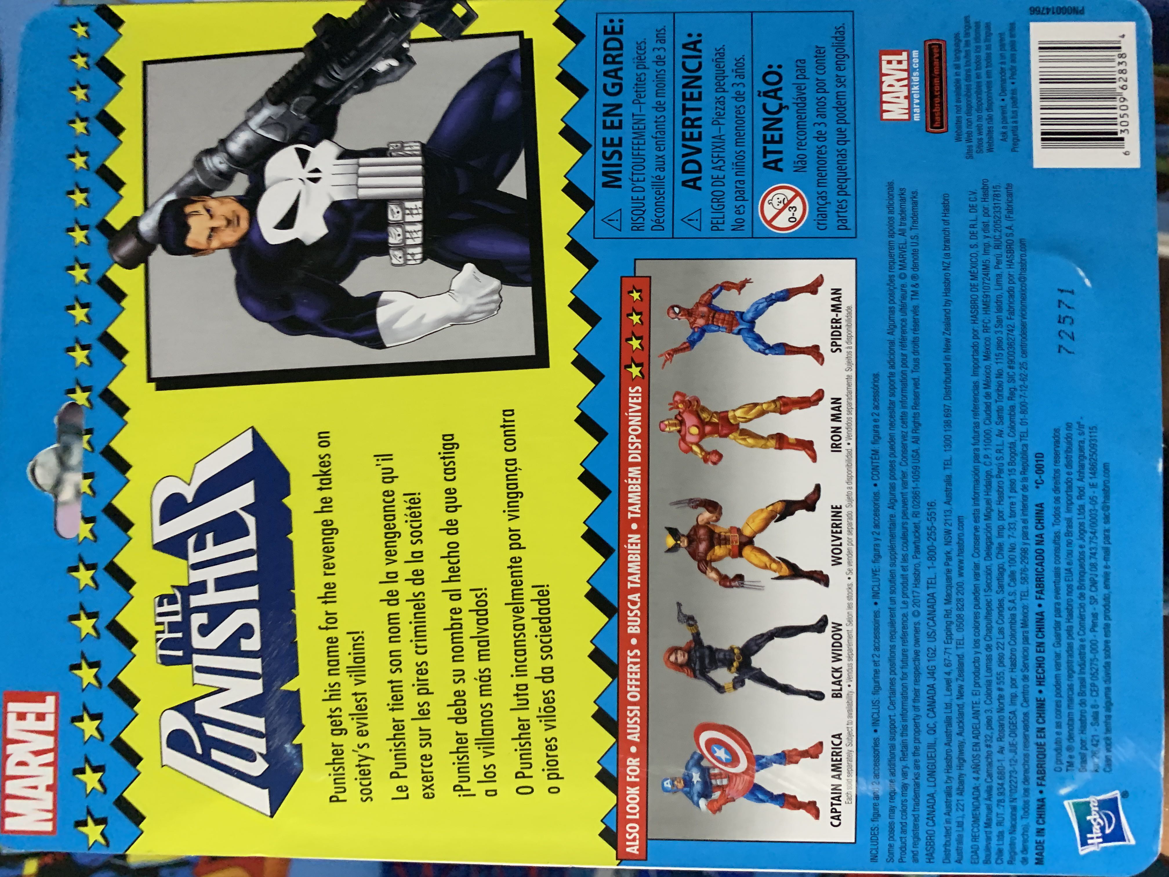 Marvel Superheroes Punisher   vinyl figure collectible [Barcode 630509628384] - Main Image 2