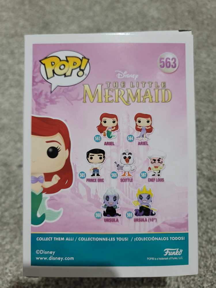 Ariel #563 - The Little Mermaid vinyl figure collectible [Barcode 889698401029] - Main Image 4