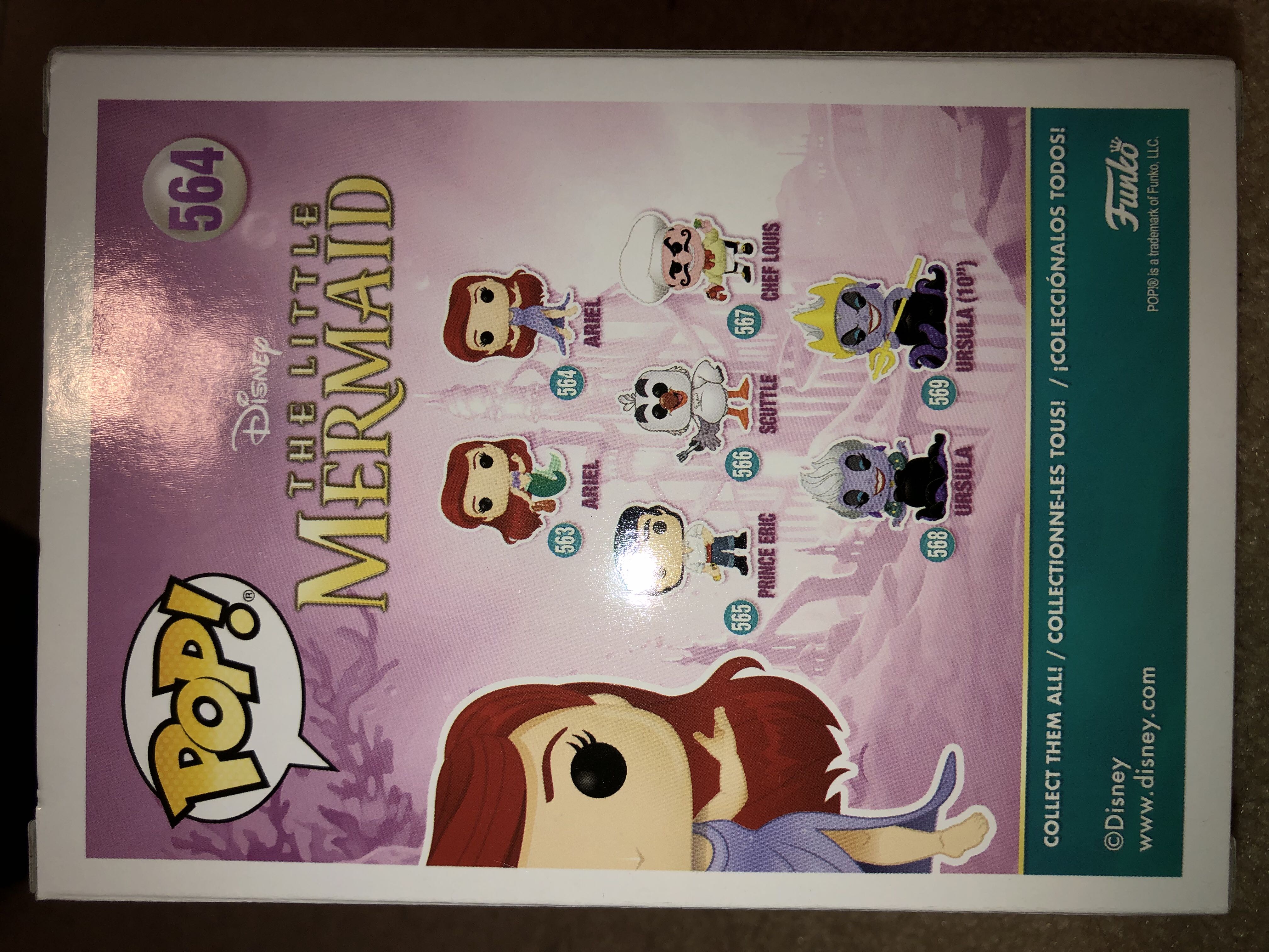 Funko Pop! The Little Mermaid: Ariel #564 - The Little Mermaid vinyl figure collectible [Barcode 889698401012] - Main Image 2