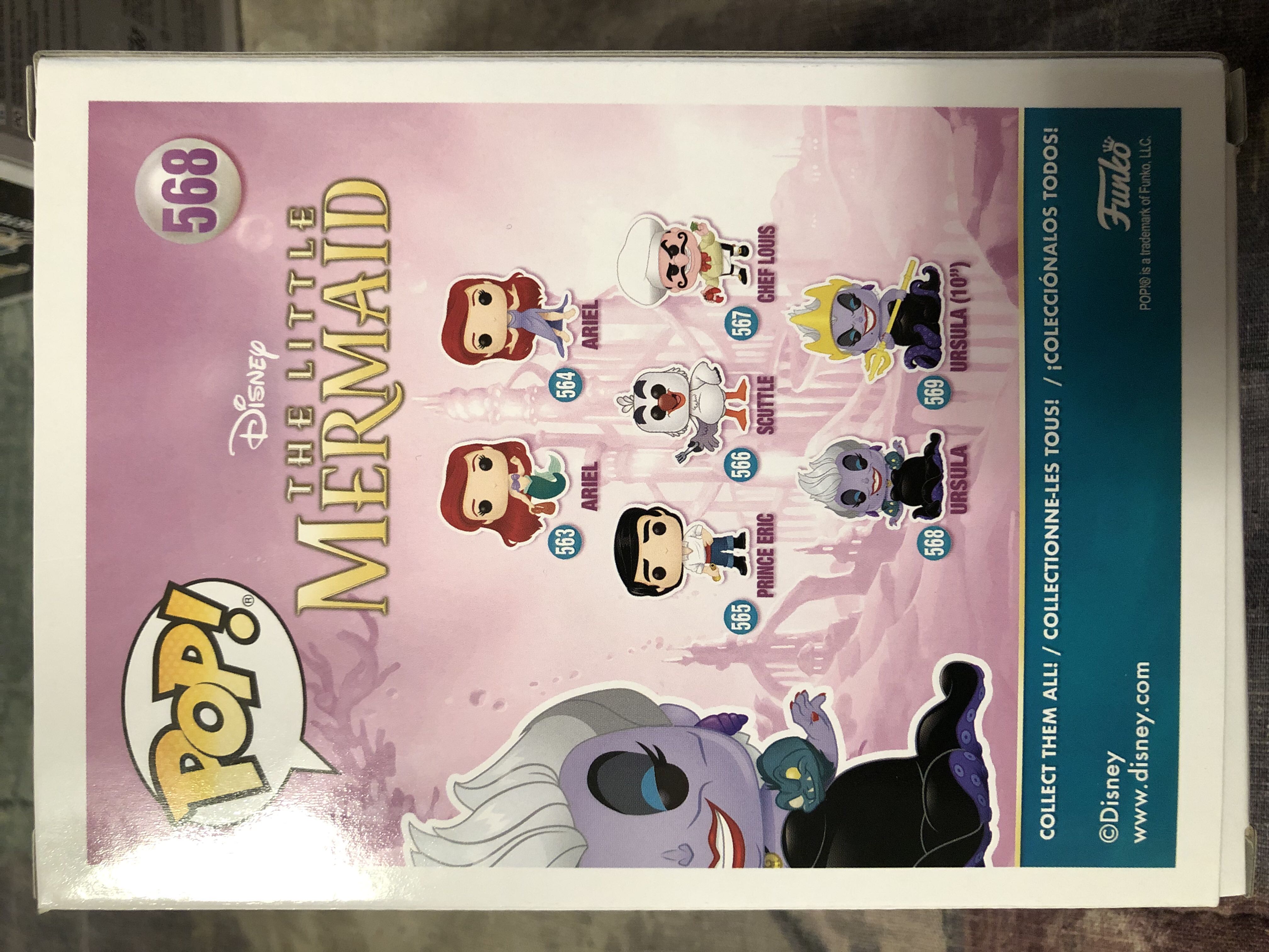 Ursula W/ Eels - The Little Mermaid vinyl figure collectible [Barcode 889698401036] - Main Image 2