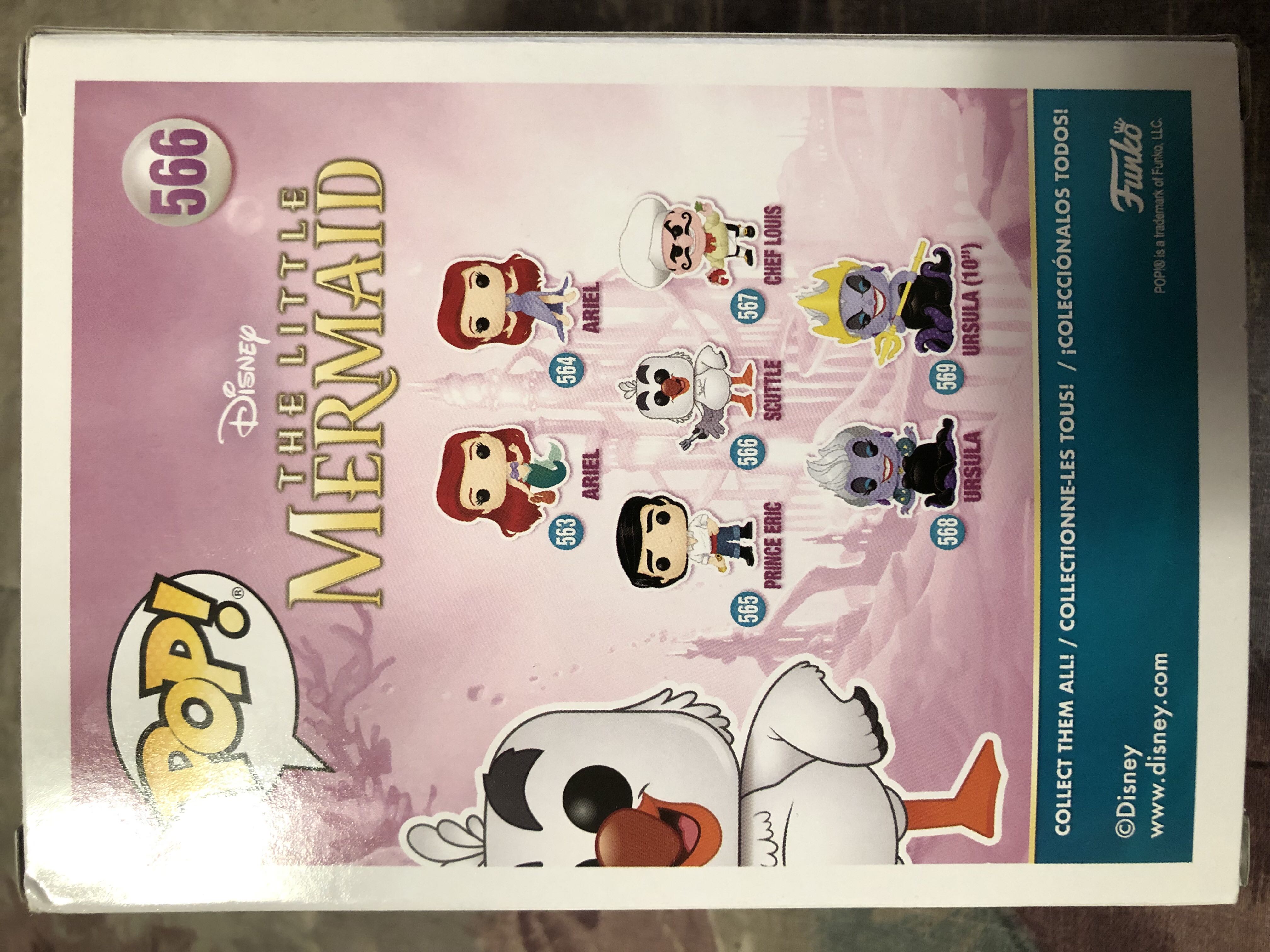 Scuttle - Little Mermaid - The Little Mermaid vinyl figure collectible [Barcode 889698401050] - Main Image 2