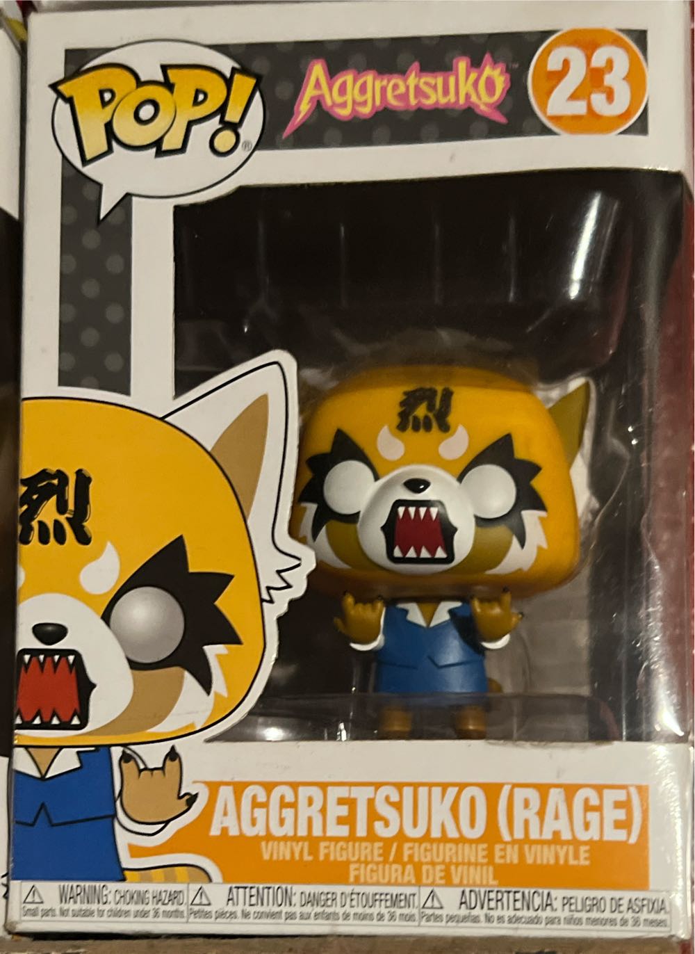 Aggretsuko Rage - Sanrio vinyl figure collectible [Barcode 889698376006] - Main Image 1