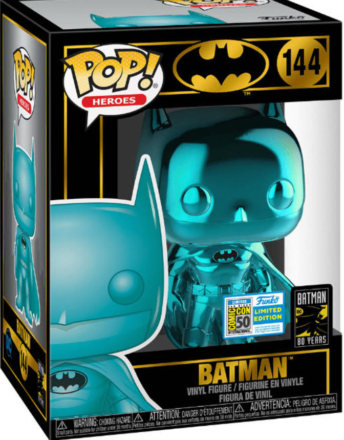 Batman (Teal Metallic) - Batman vinyl figure collectible [Barcode 889698400978] - Main Image 3