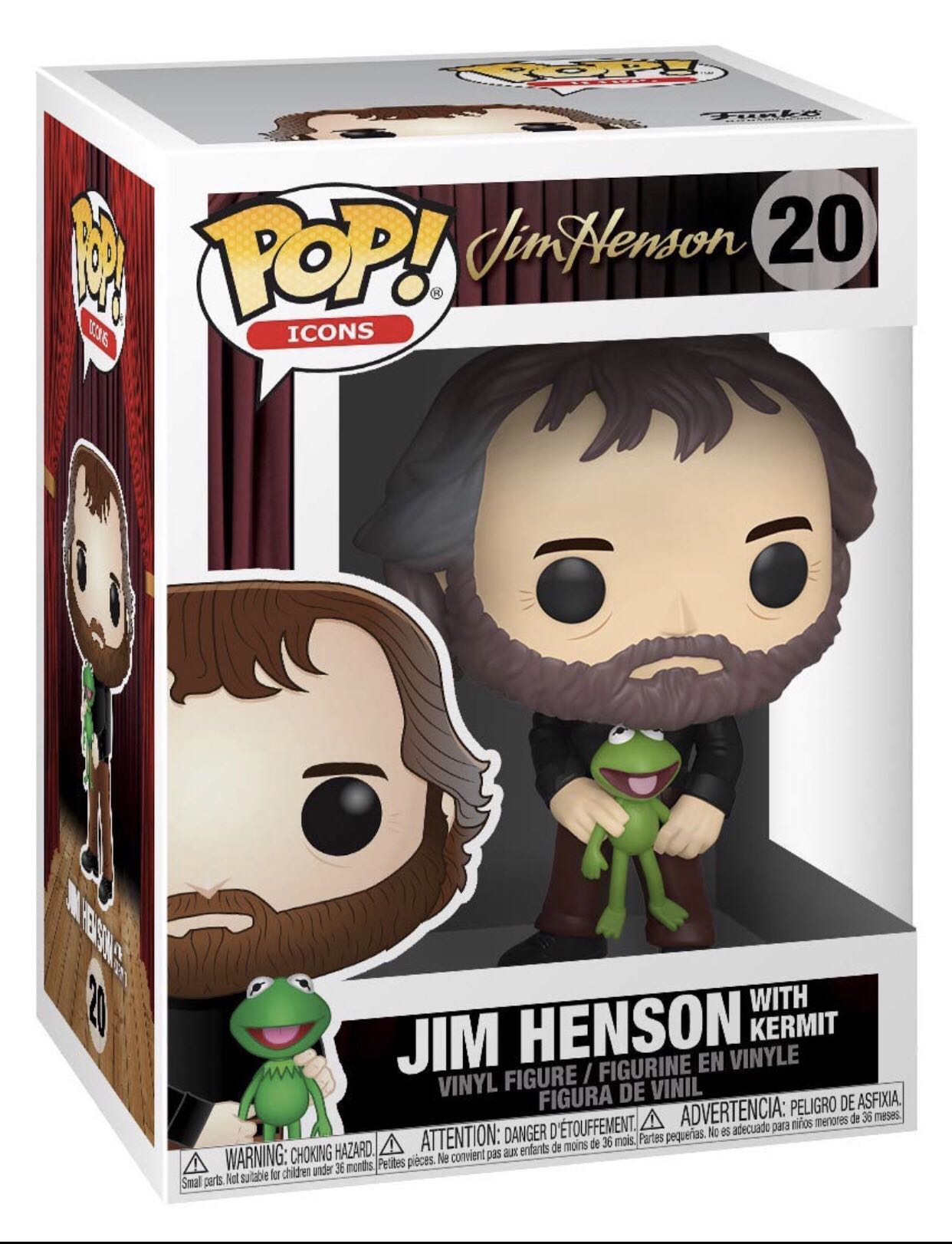 Jim Henson (with Kermit) - The Muppets vinyl figure collectible [Barcode 11672418] - Main Image 3
