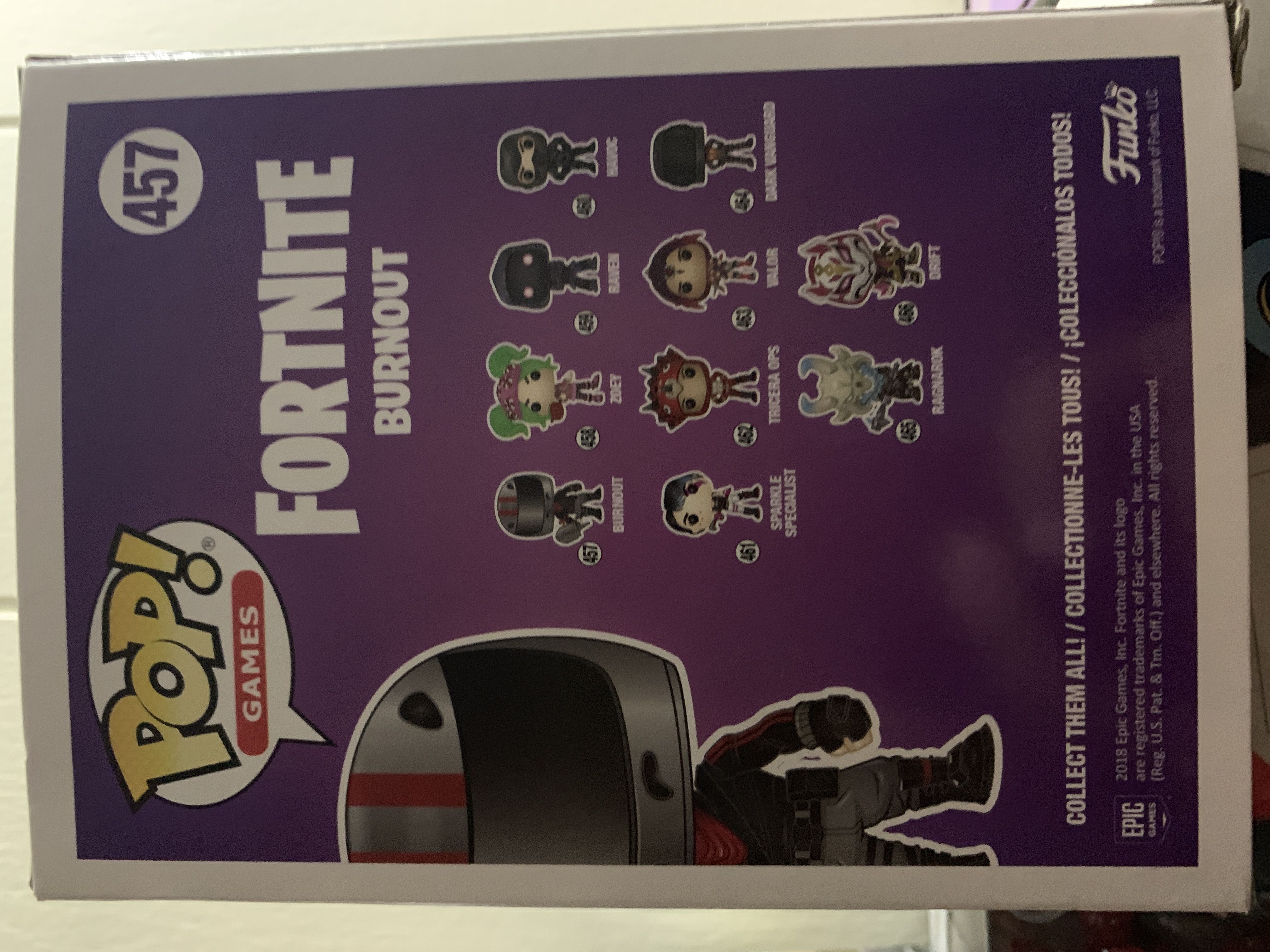 Burnout - Fortnite vinyl figure collectible [Barcode 889698344685] - Main Image 3