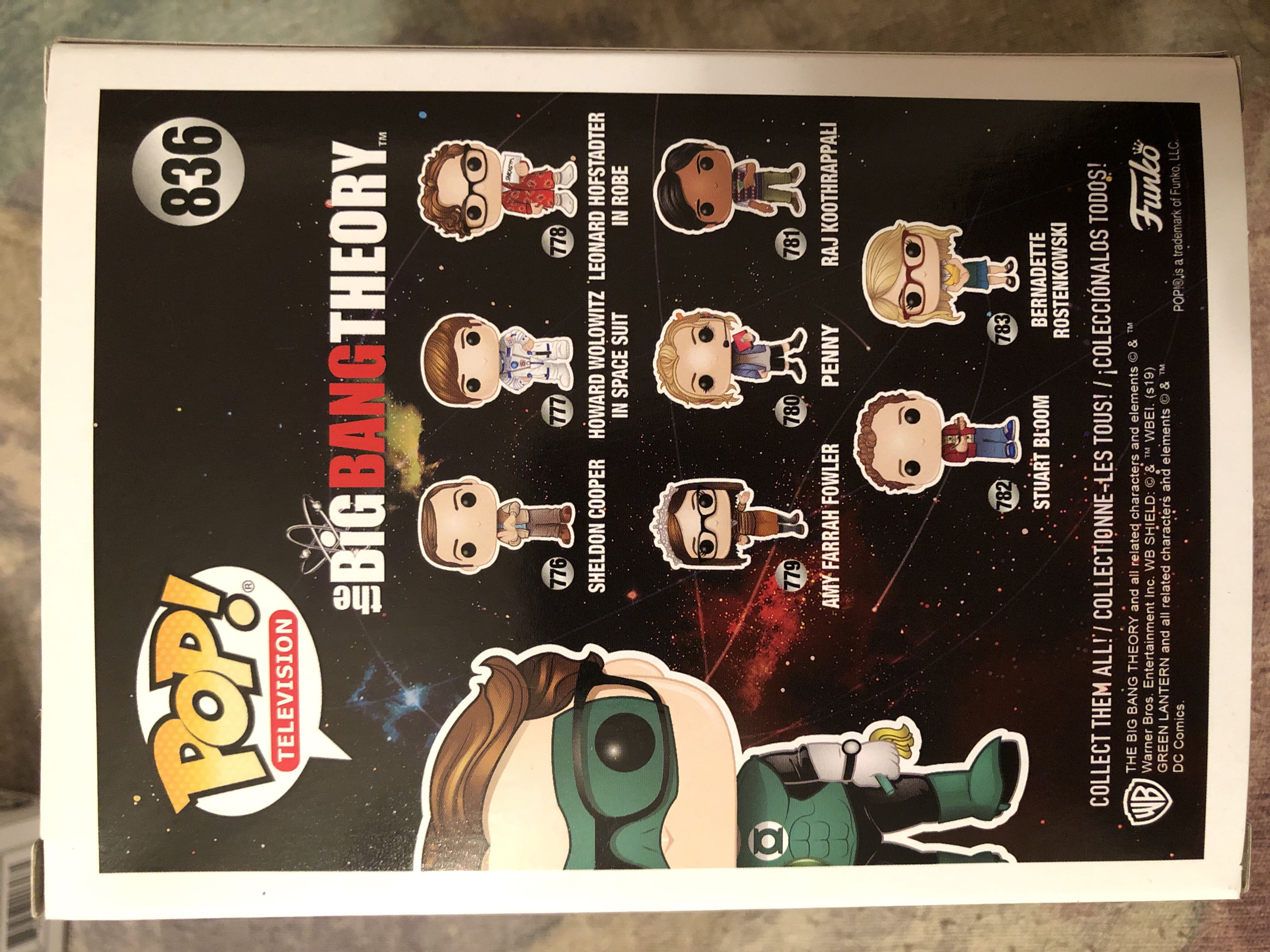 Leonard Hofstadter as Green Lantern - The Big Bang Theory vinyl figure collectible [Barcode 889698417082] - Main Image 2