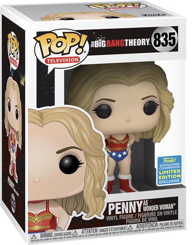 Penny as Wonder Woman - The Big Bang Theory vinyl figure collectible [Barcode 889698417075] - Main Image 3