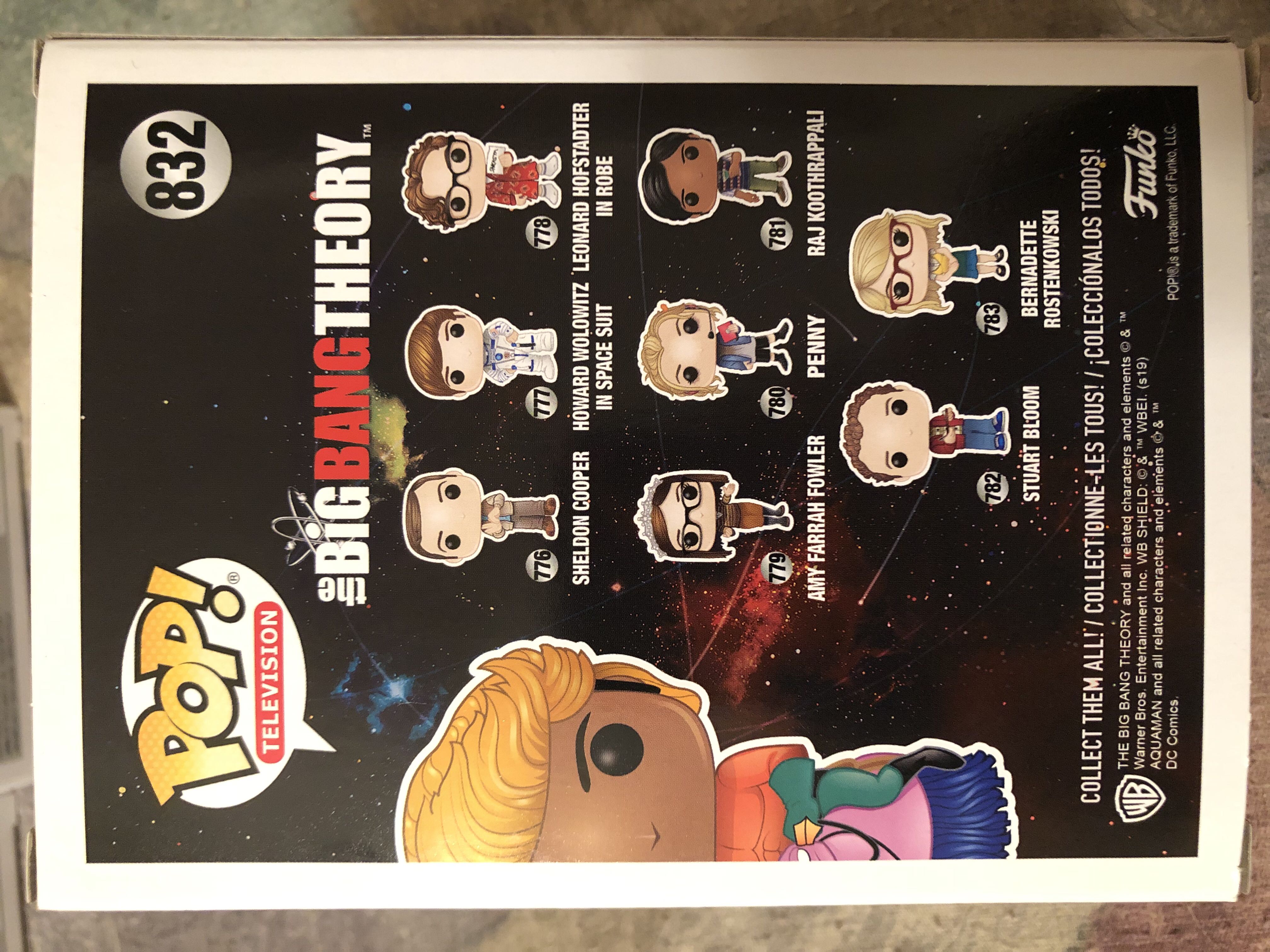 Raj Koothrappali as Aquaman - The Big Bang Theory vinyl figure collectible [Barcode 889698417044] - Main Image 2