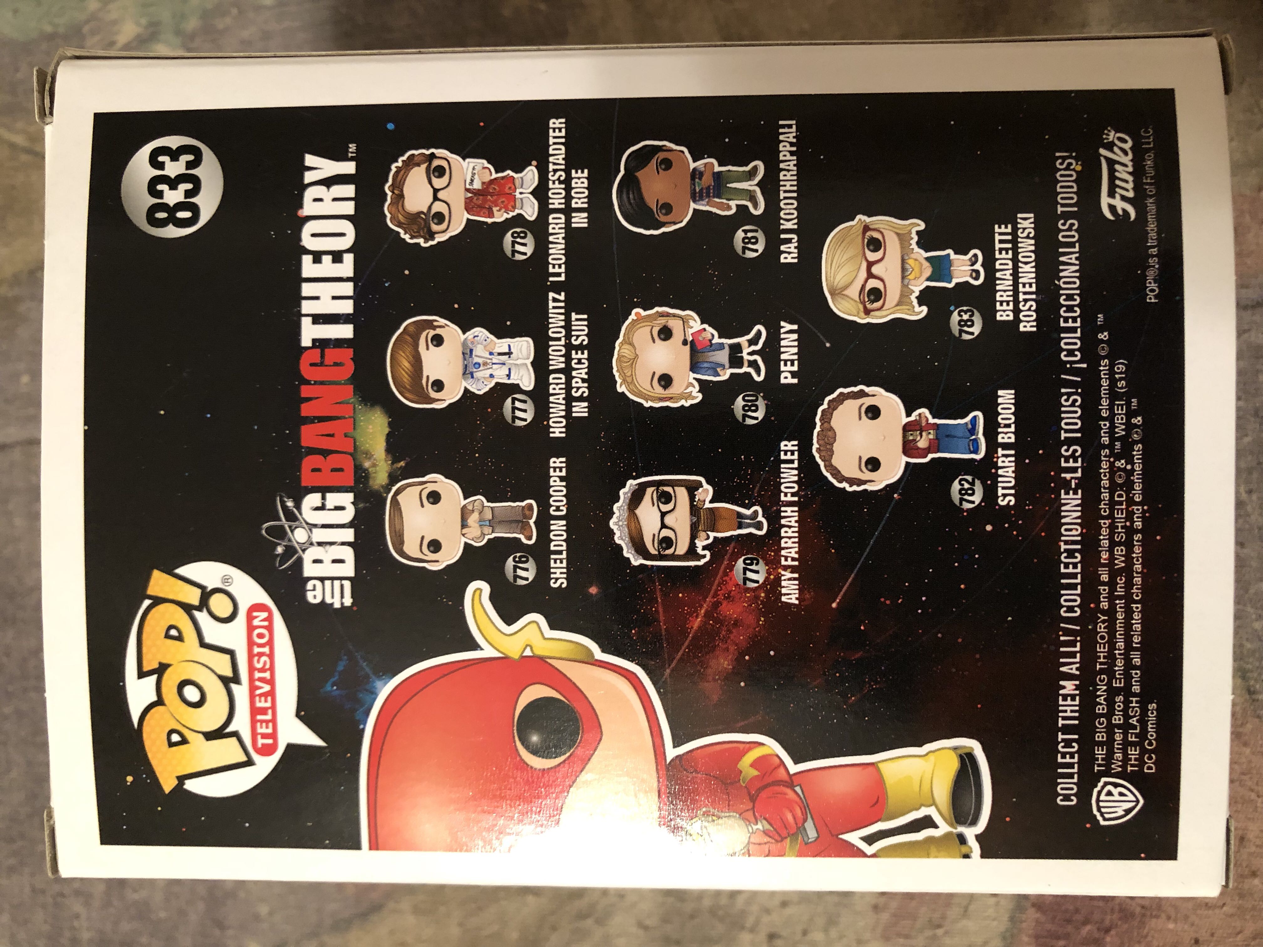 Sheldon Cooper as The Flash - The Big Bang Theory vinyl figure collectible [Barcode 889698417037] - Main Image 2