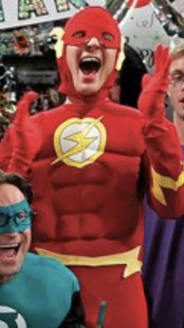 Sheldon Cooper as The Flash - The Big Bang Theory vinyl figure collectible [Barcode 889698417037] - Main Image 4