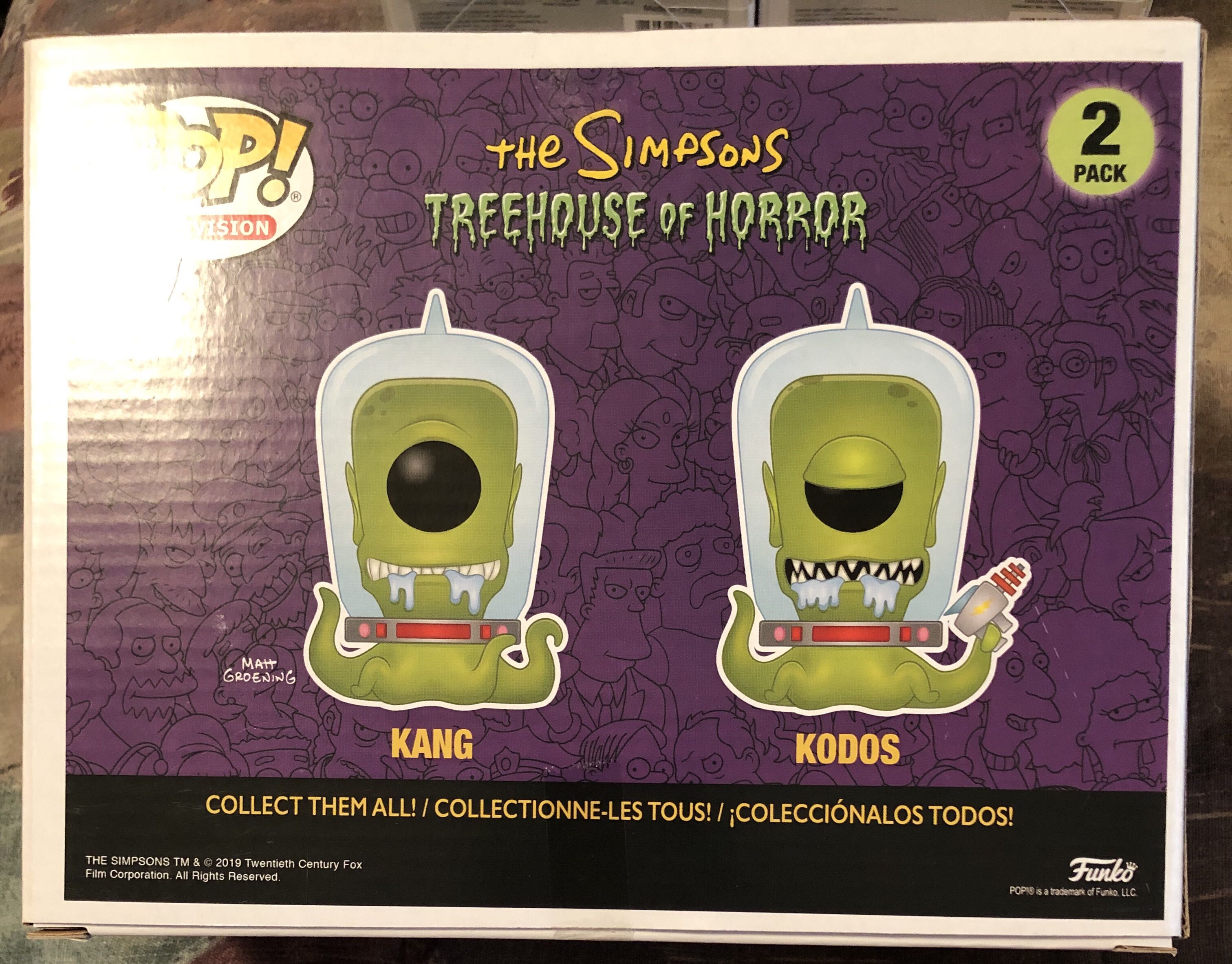 Kang And Kodos - The Simpsons vinyl figure collectible [Barcode 889698397179] - Main Image 2