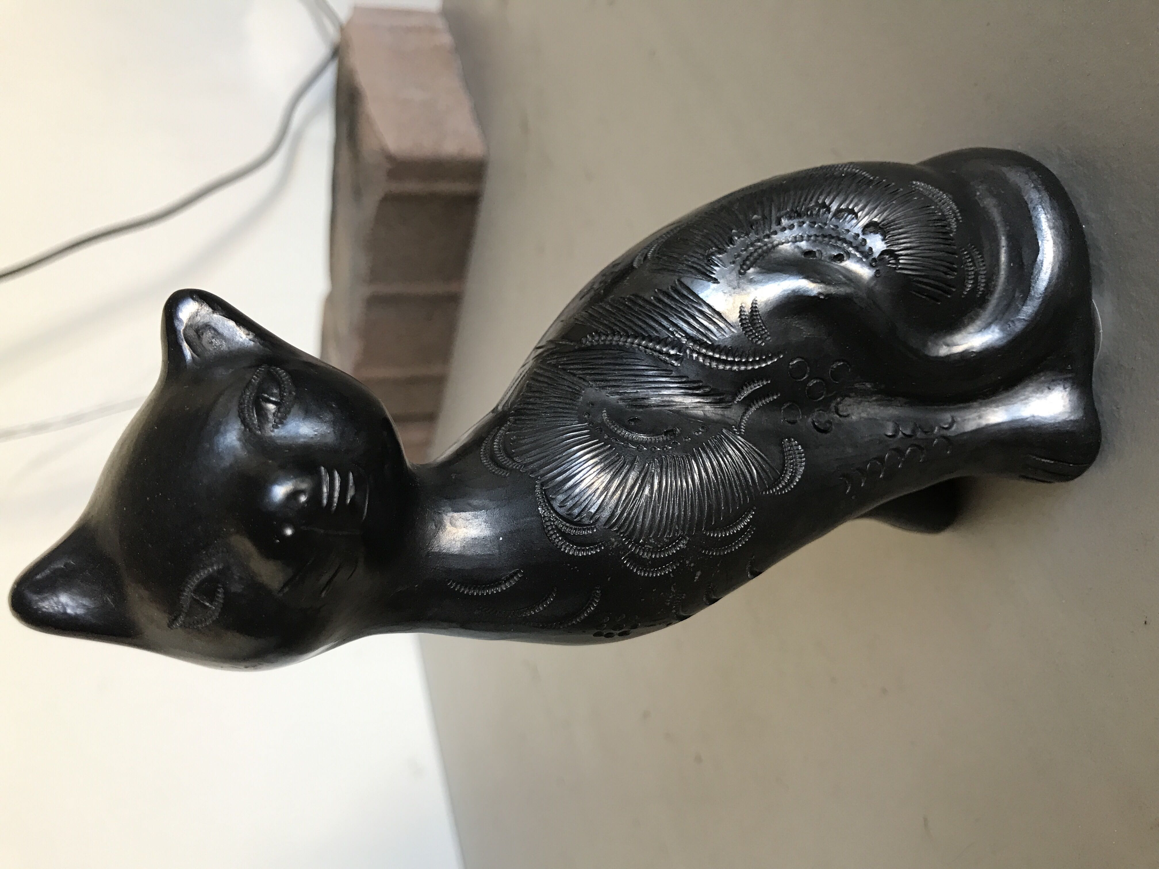 Gray Cat With Design   vinyl figure collectible - Main Image 2