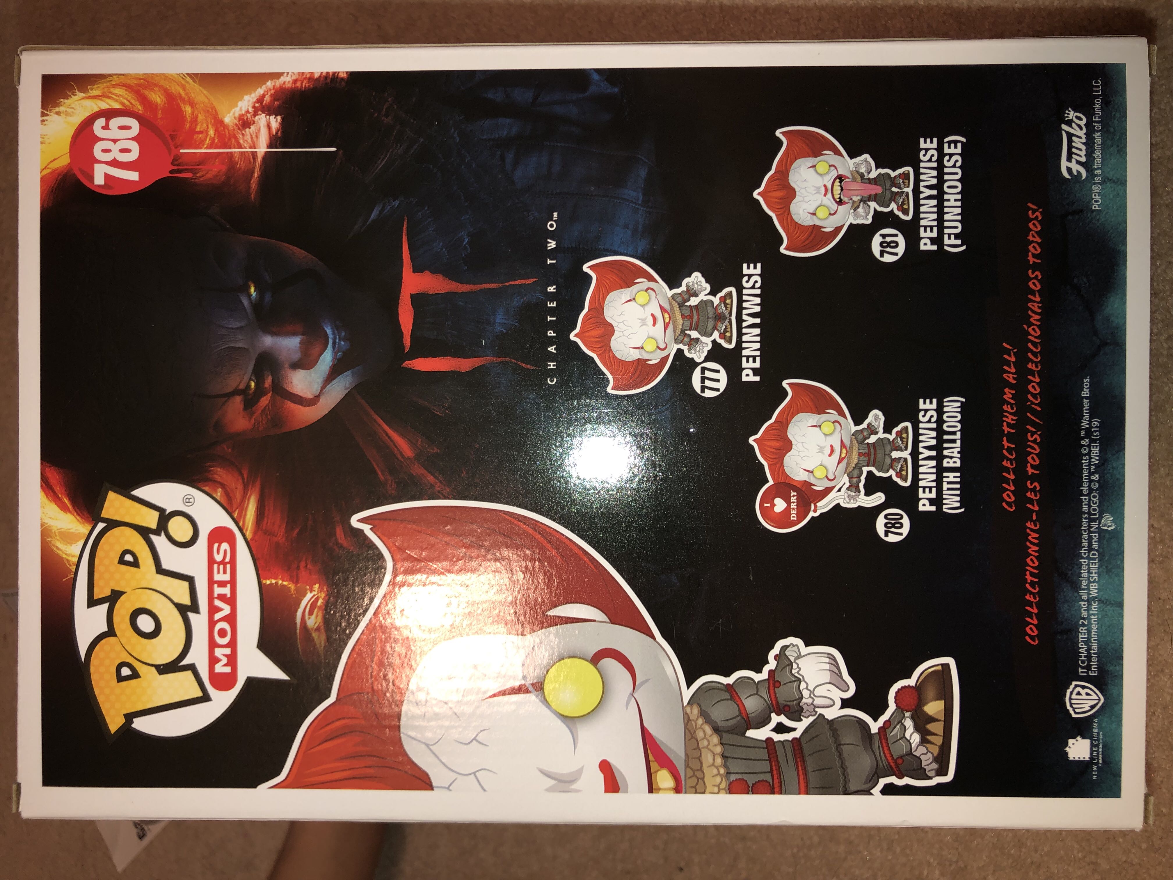 Pennywise <Jumbo> - It vinyl figure collectible [Barcode 889698405935] - Main Image 2