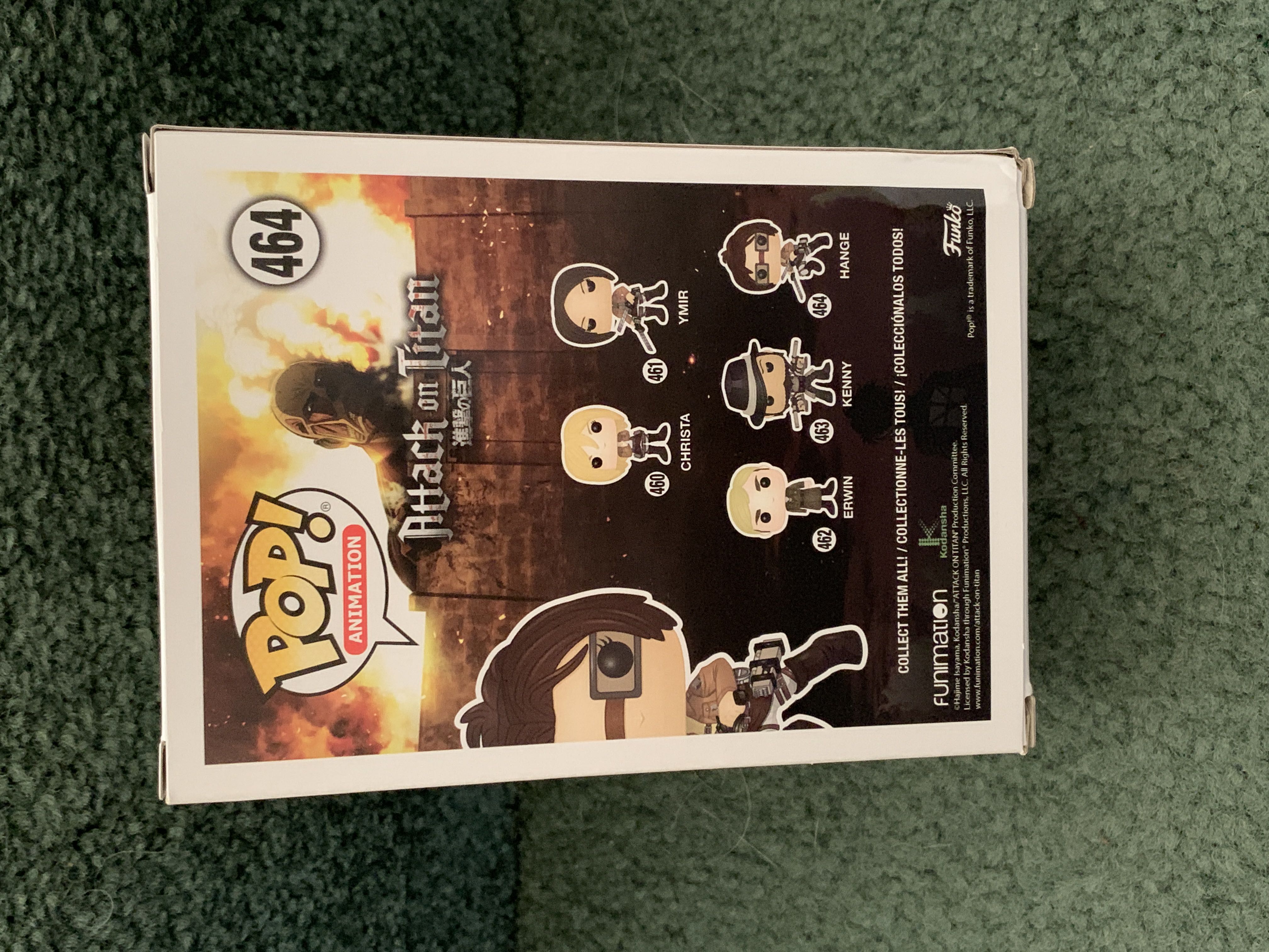 Hange - Attack on Titan vinyl figure collectible [Barcode 889698356794] - Main Image 2