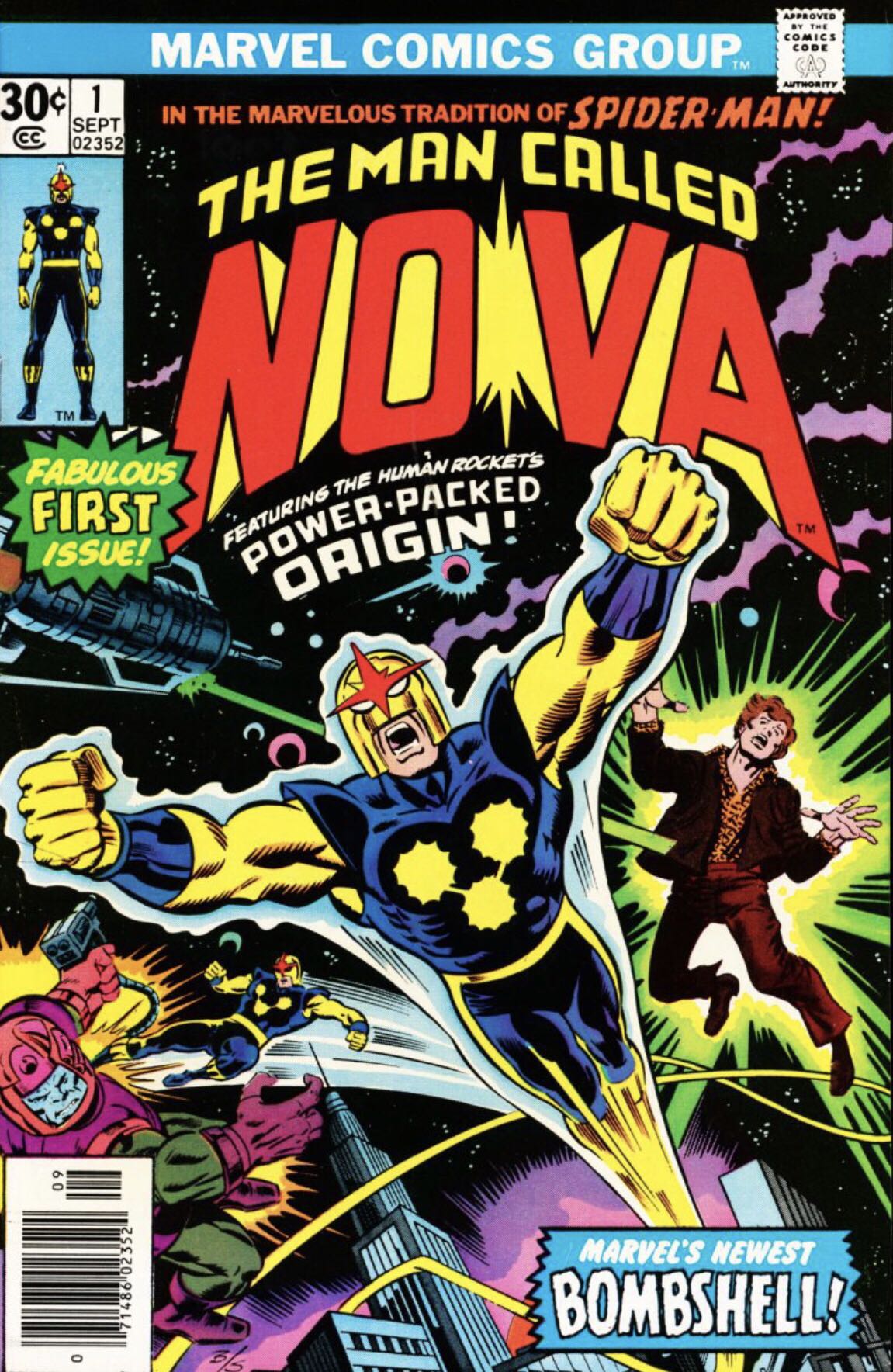 Nova (Marvel) (Short Shelf 1) - Marvel Universe vinyl figure collectible [Barcode 889698401715] - Main Image 4