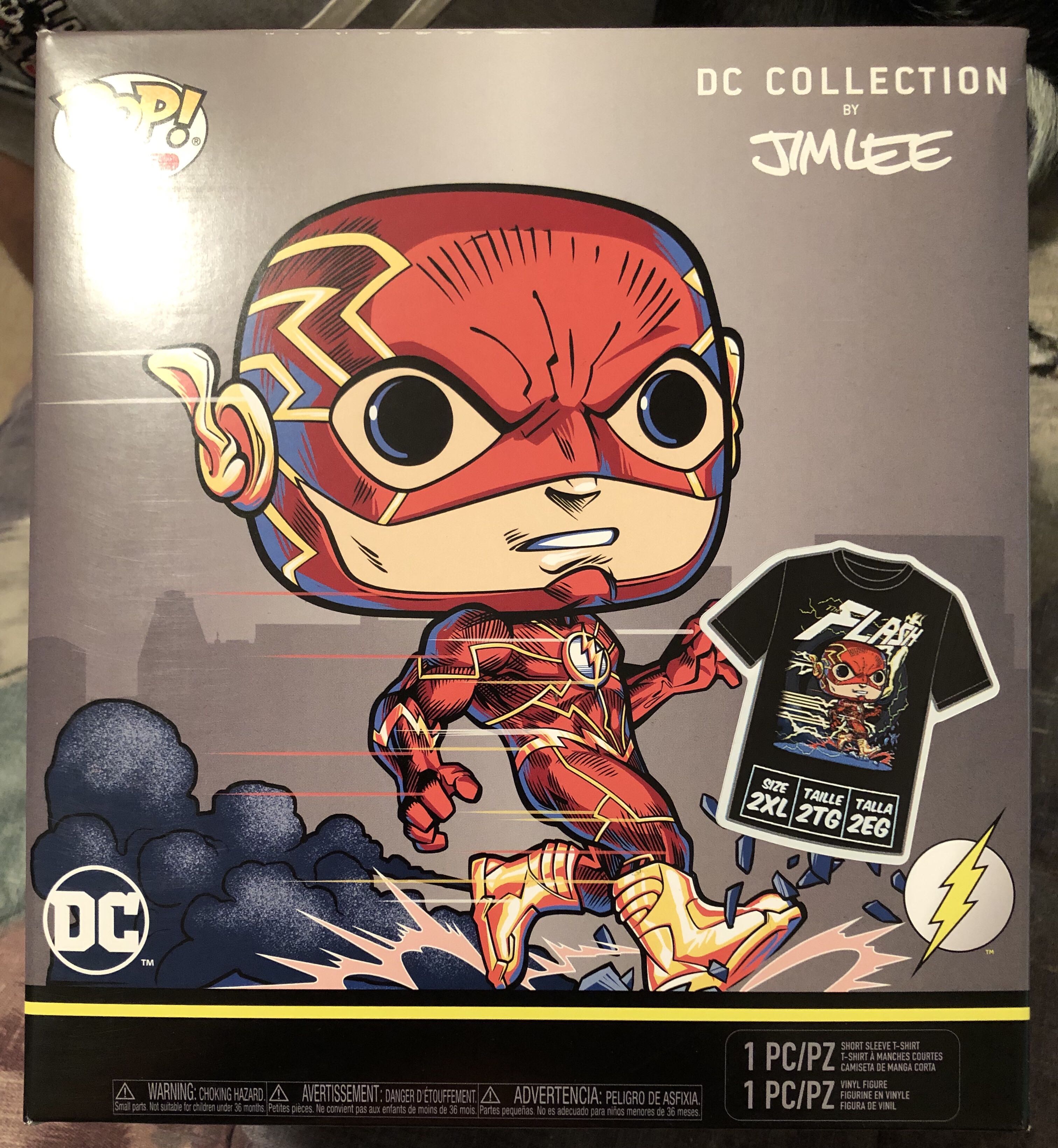 Flash, The (Jim Lee) B&W - The Flash vinyl figure collectible [Barcode 889698403023] - Main Image 3