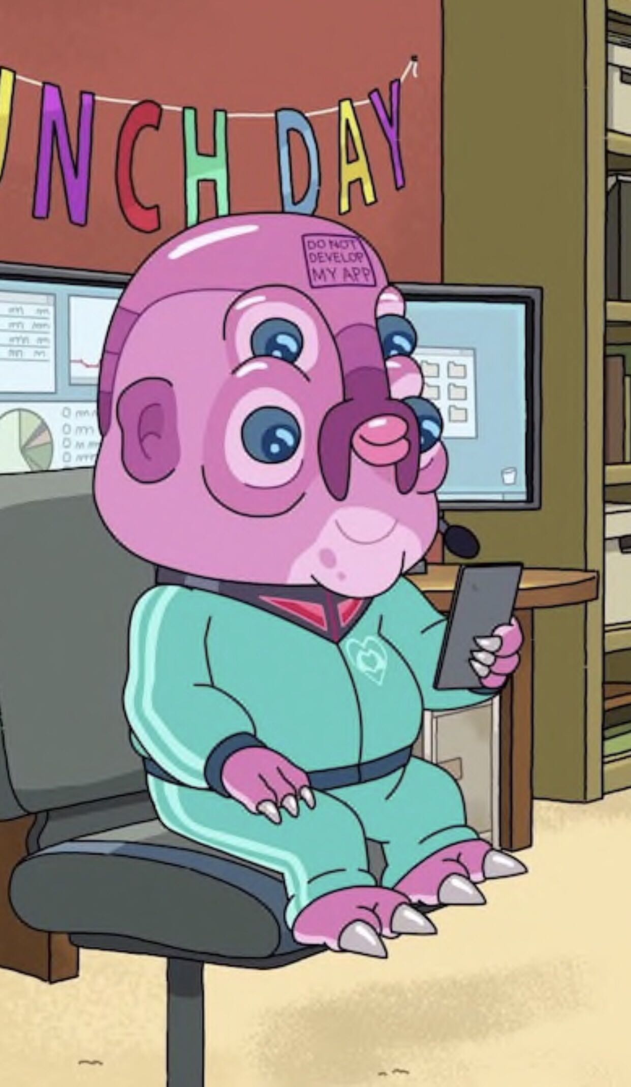 Glootie - Rick & Morty vinyl figure collectible [Barcode 889698403863] - Main Image 4