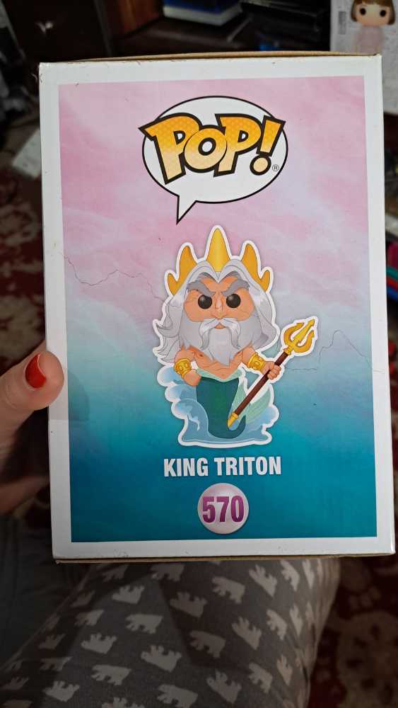The Little Mermaid: King Triton - The Little Mermaid vinyl figure collectible [Barcode 889698396929] - Main Image 3