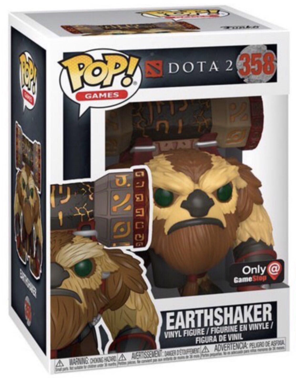 #358 Games: Dota 2: Earthshaker (Gamestop) - Dota 2 vinyl figure collectible [Barcode 889698306317] - Main Image 3