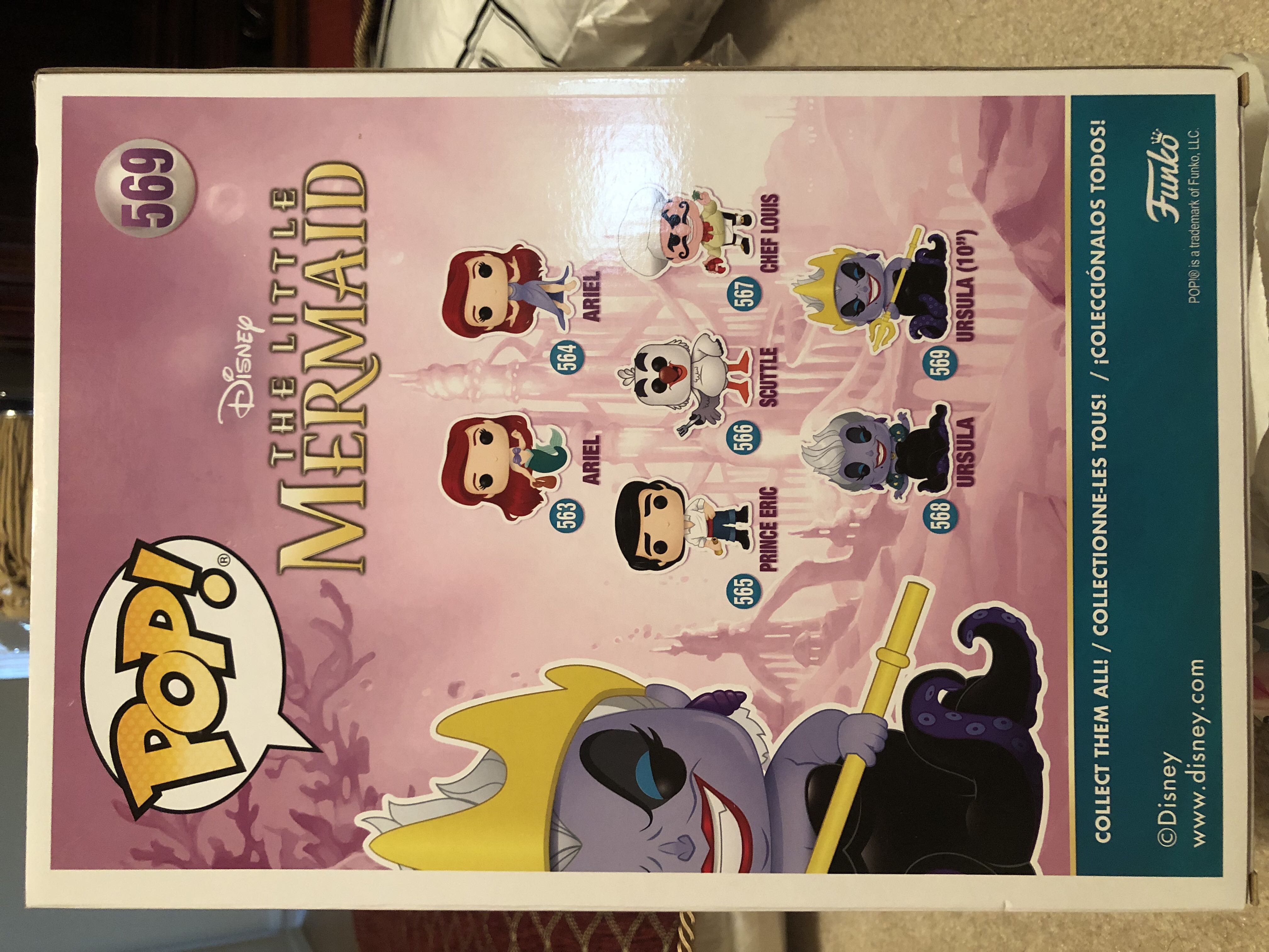 Little Mermaid: Ursula (10 inch) - The Little Mermaid vinyl figure collectible [Barcode 889698401074] - Main Image 2