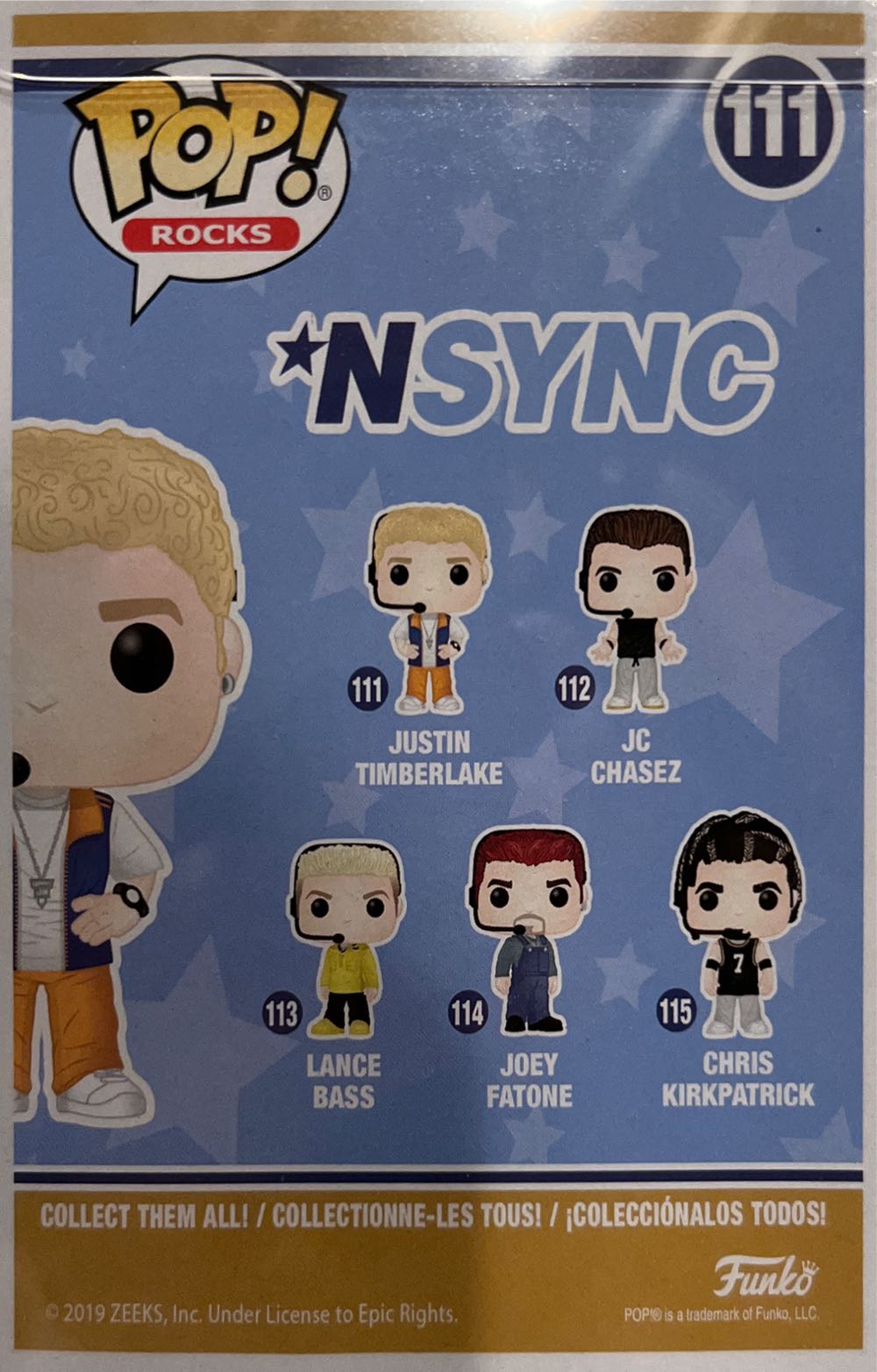 #111: Justin Timberlake - Musicians vinyl figure collectible [Barcode 889698345385] - Main Image 3
