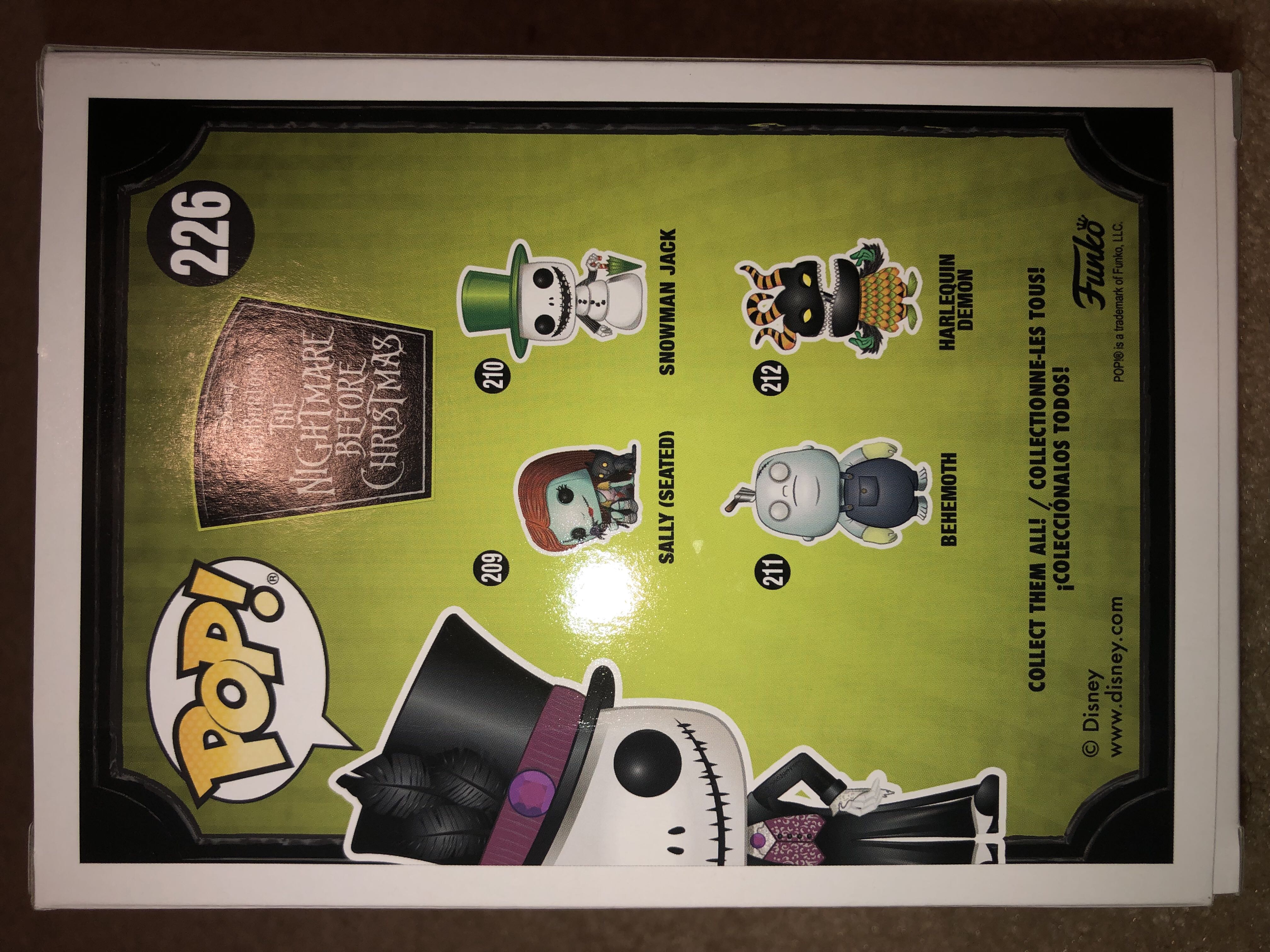 NBC Dapper Jack Skellington - The Nightmare Before Christmas vinyl figure collectible [Barcode 889698397810] - Main Image 2