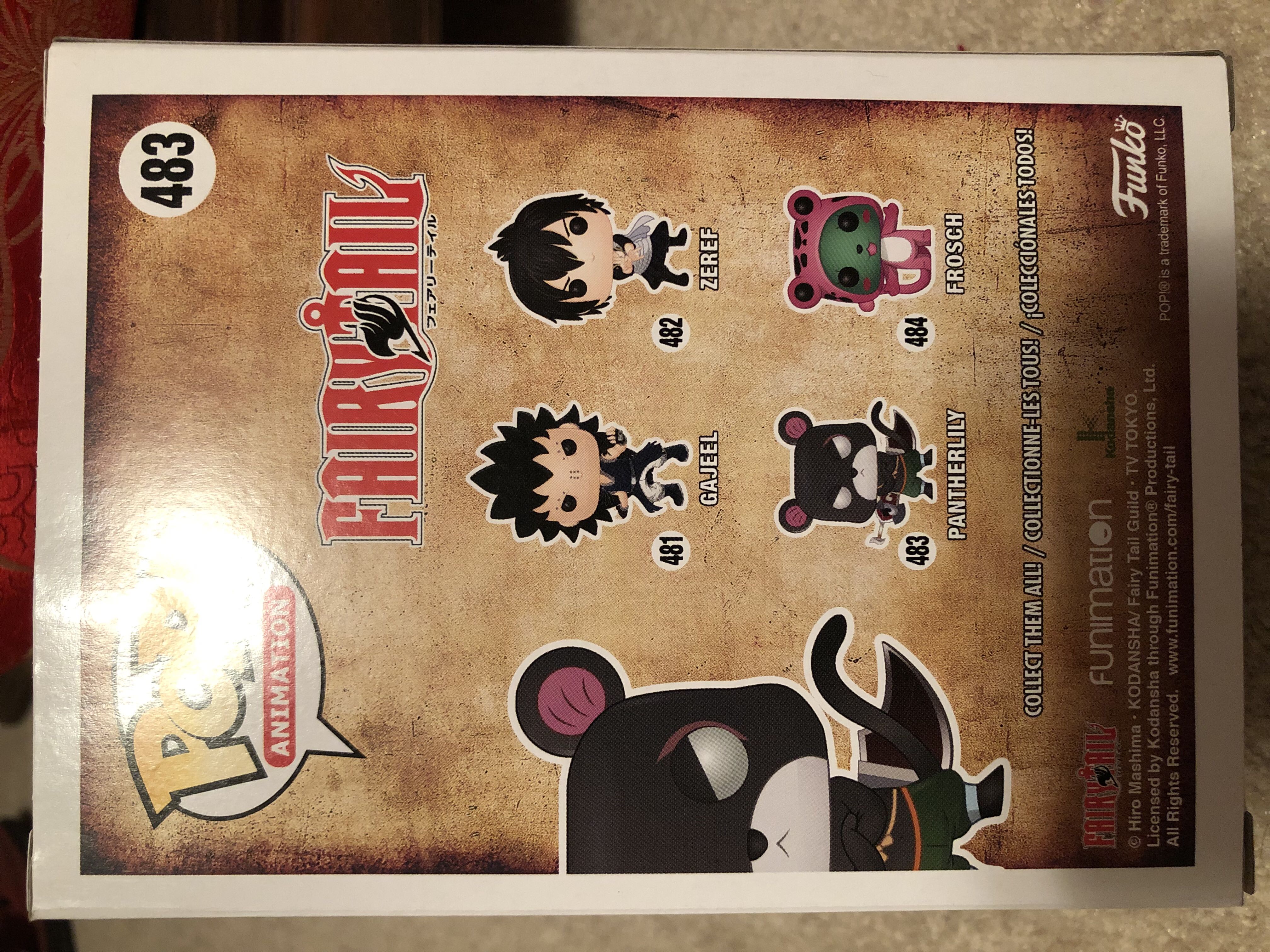 Pantherlily - Fairy Tail vinyl figure collectible [Barcode 889698305969] - Main Image 2