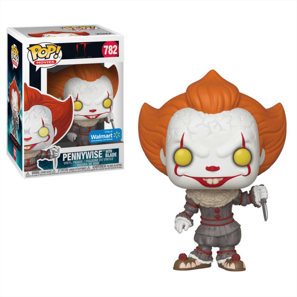 Funko Pop! Movies IT Chapter Two: Pennywise With Blade #782 - IT: Chapter Two vinyl figure collectible [Barcode 889698406321] - Main Image 3