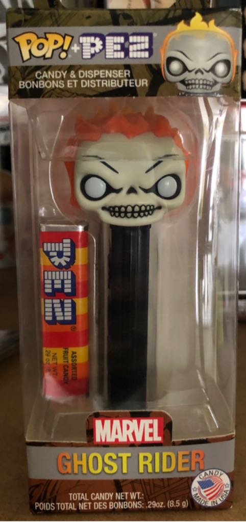 Ghost Rider (PEZ) - Marvel Universe vinyl figure collectible [Barcode 889698326209] - Main Image 2