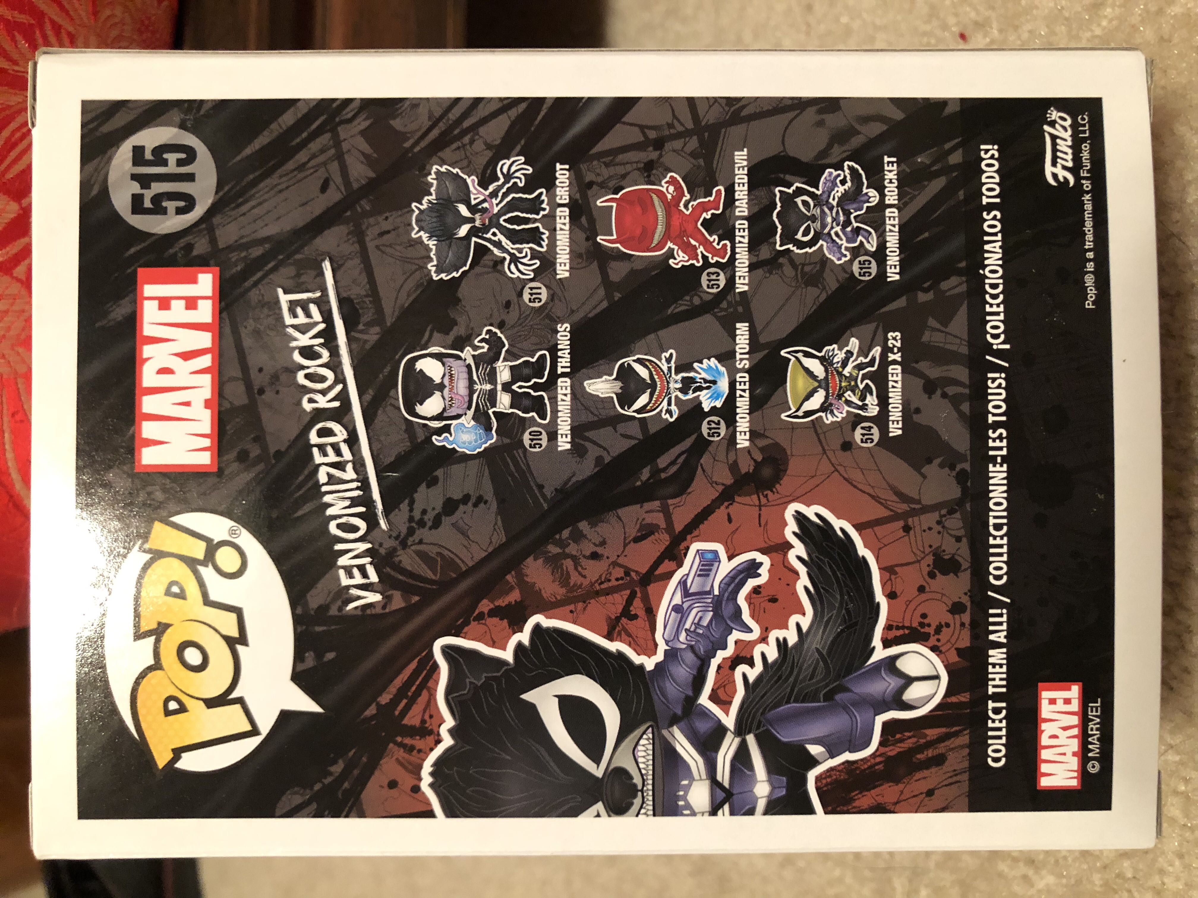 Venomized Rocket - Venom vinyl figure collectible [Barcode 889698407076] - Main Image 2