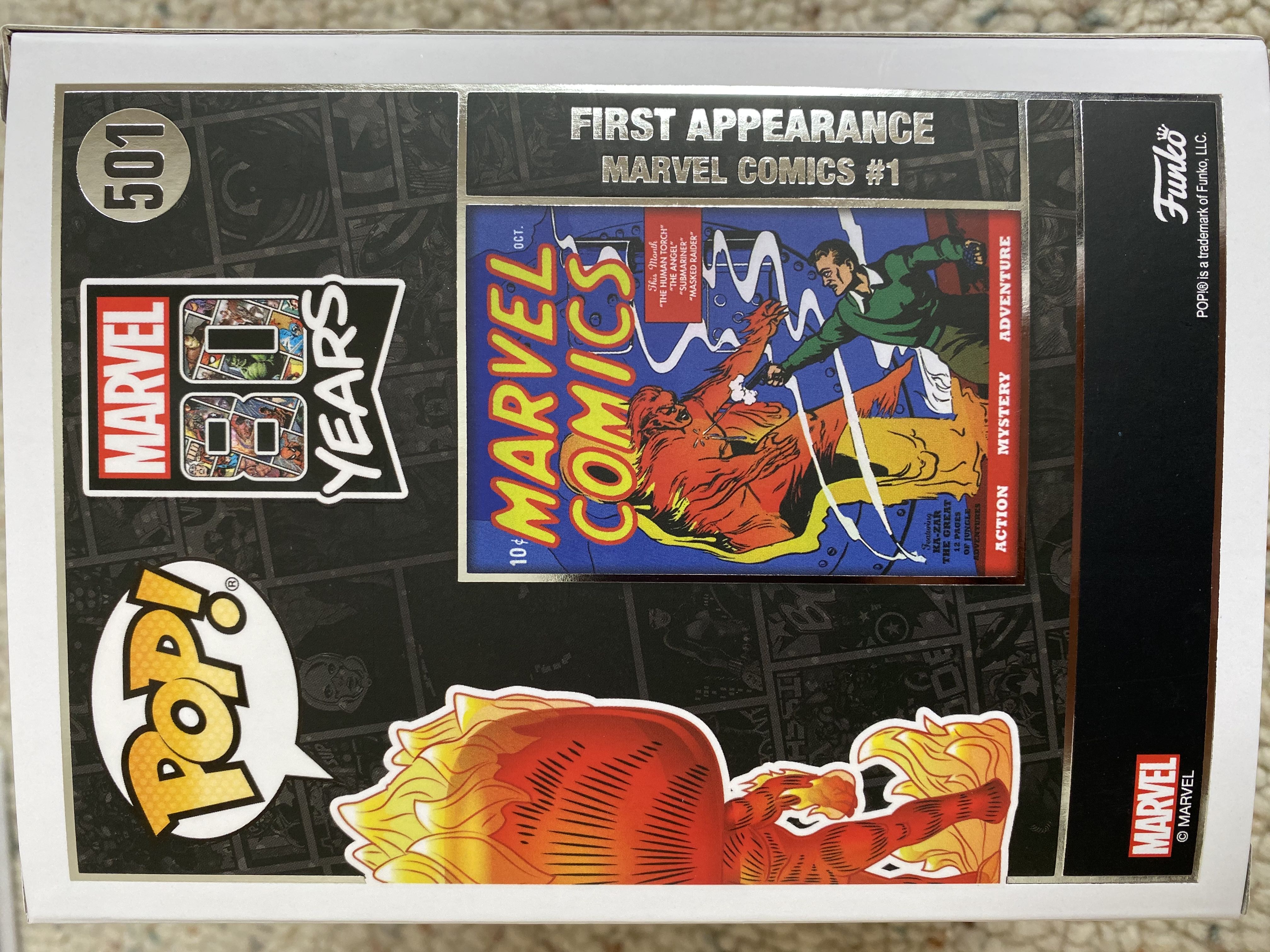 Original Human Torch, The - Fantastic Four vinyl figure collectible [Barcode 889698426534] - Main Image 2