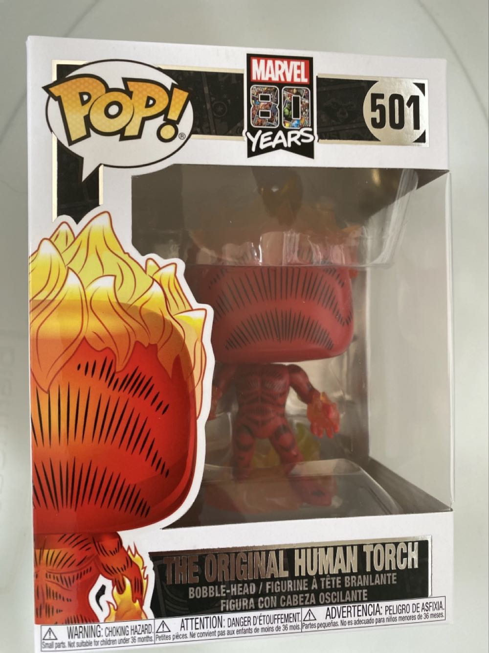 Original Human Torch, The - Fantastic Four vinyl figure collectible [Barcode 889698426534] - Main Image 3
