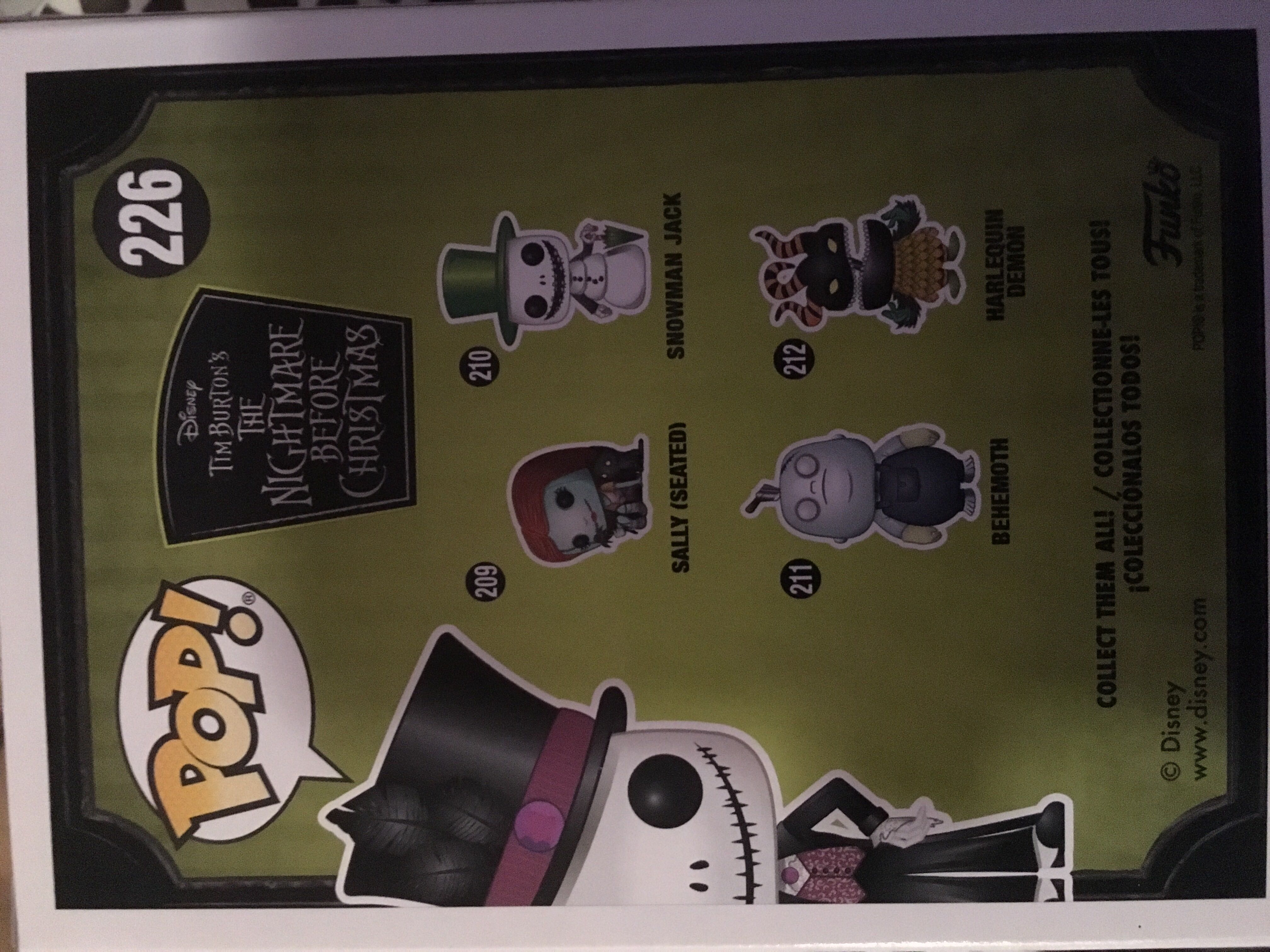 Dapper Jack Skellington  - The Nightmare Before Christmas vinyl figure collectible [Barcode 11782907] - Main Image 2