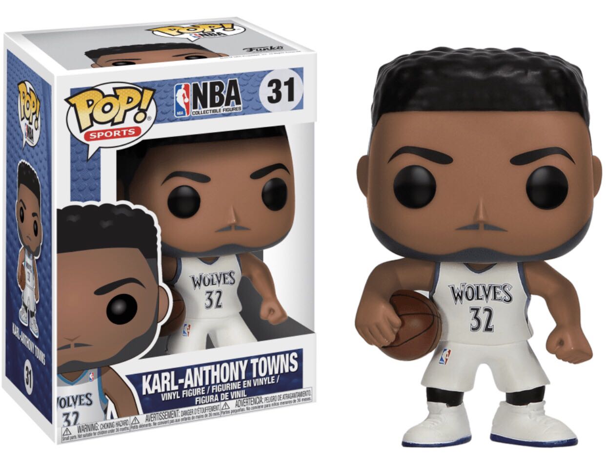 Karl-Anthony Towns (Away Jersey) - NBA vinyl figure collectible [Barcode 889698344531] - Main Image 2