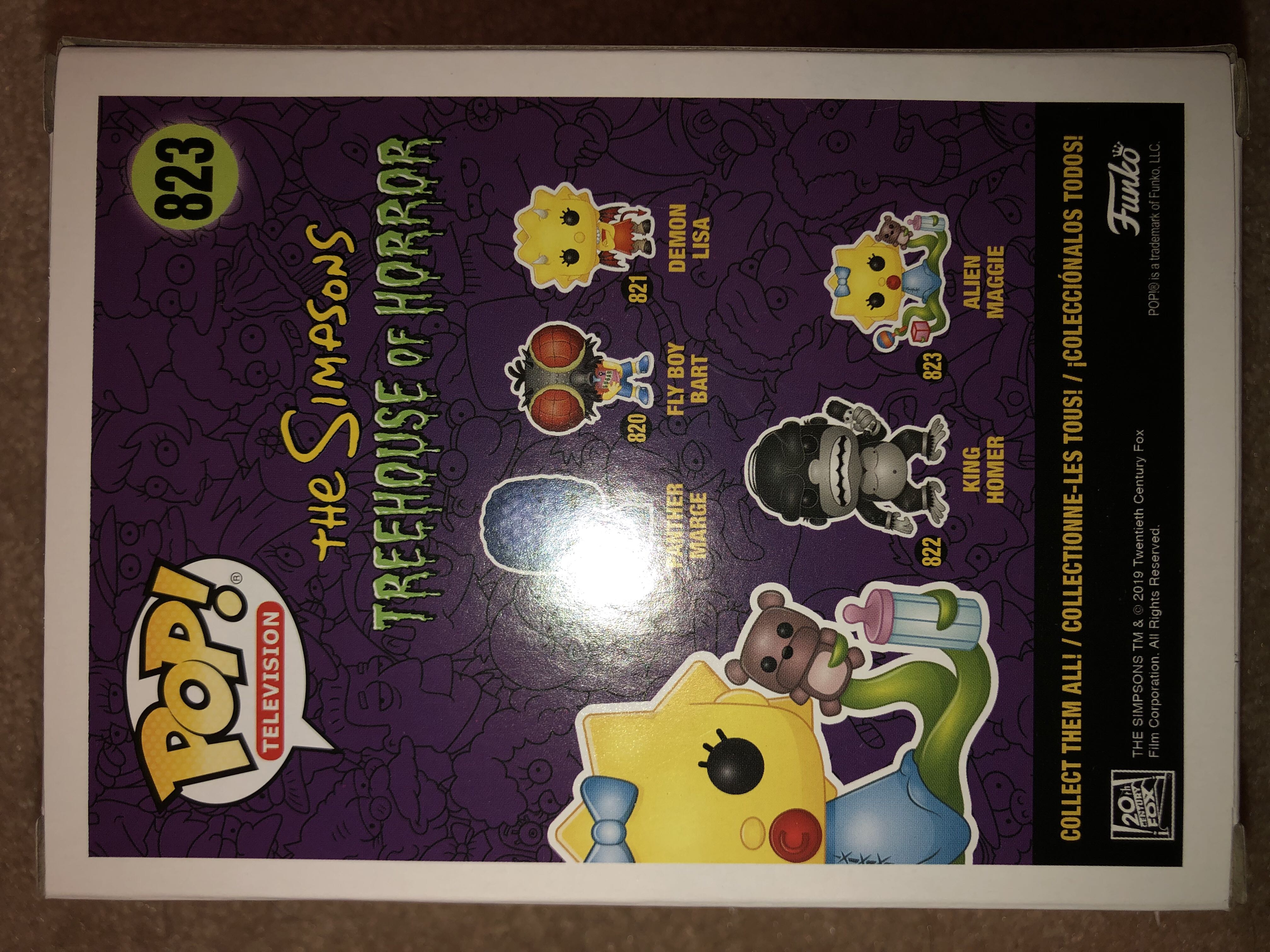 Alien Maggie - The Simpsons vinyl figure collectible [Barcode 889698397278] - Main Image 2