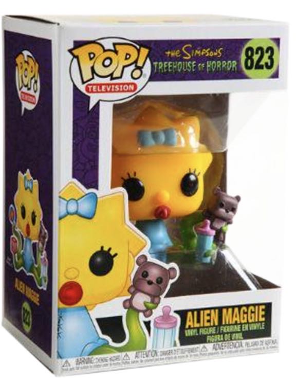 Alien Maggie - The Simpsons vinyl figure collectible [Barcode 889698397278] - Main Image 3