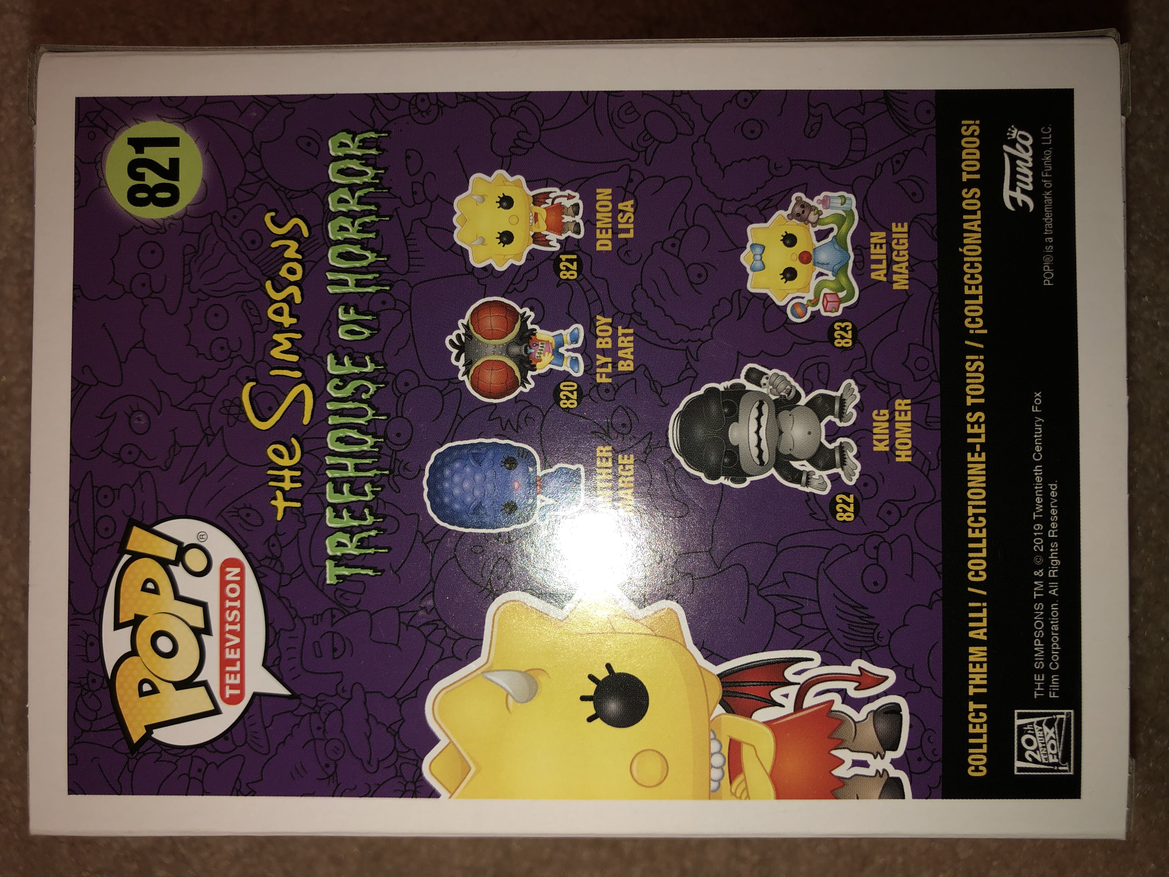 LISA AS DEVIL - The Simpsons vinyl figure collectible [Barcode 889698397216] - Main Image 2